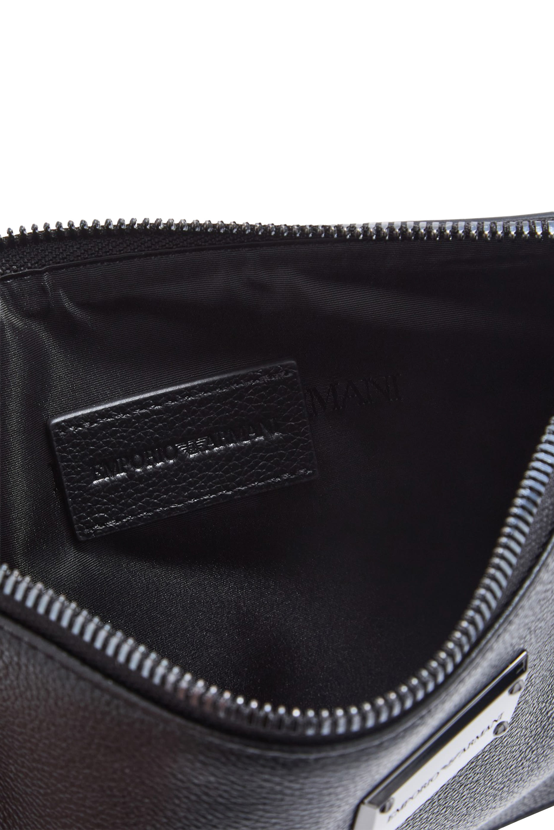 Logo Tumbled-Leather Pouch