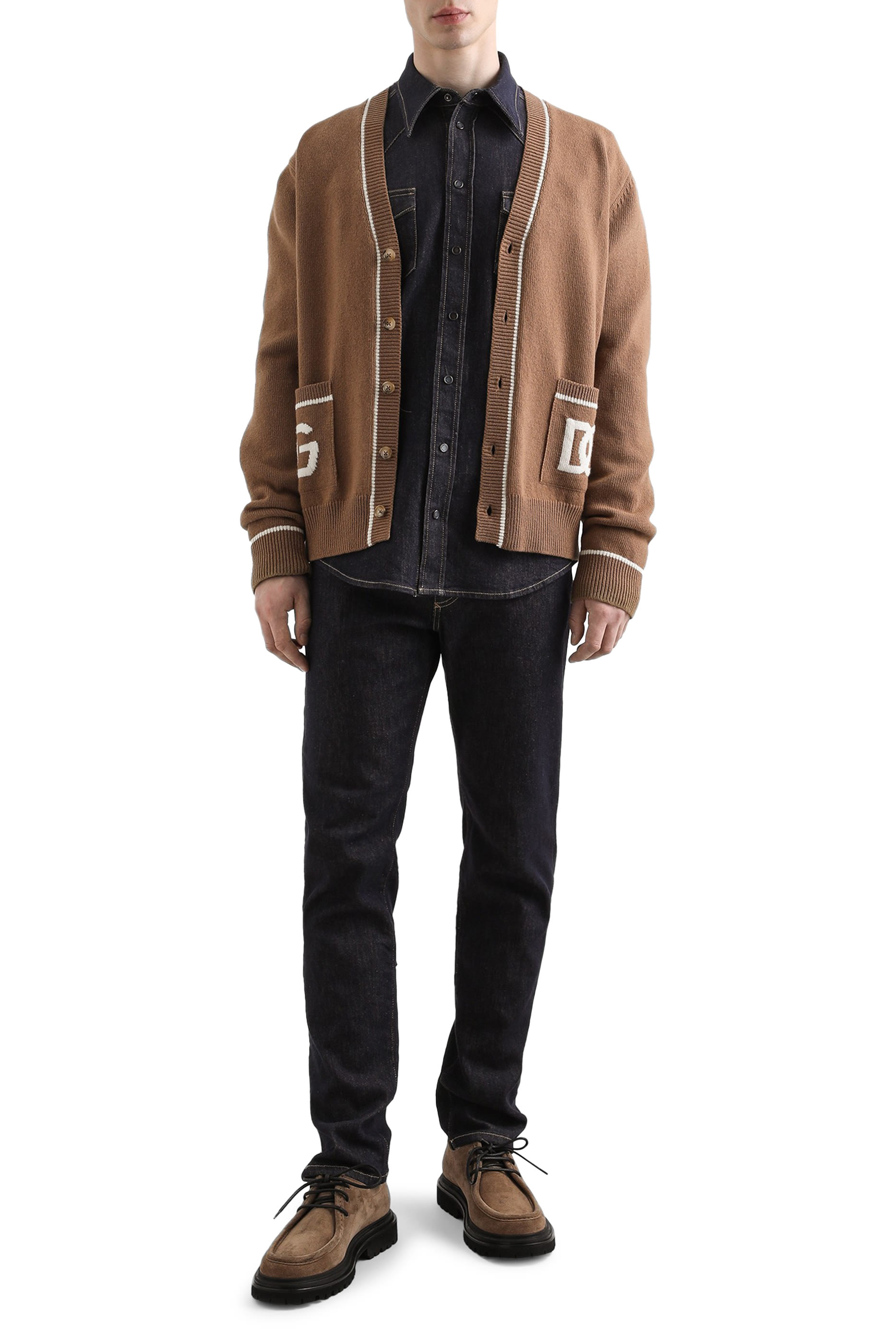 Slim-Fit Stretch Cotton Jeans