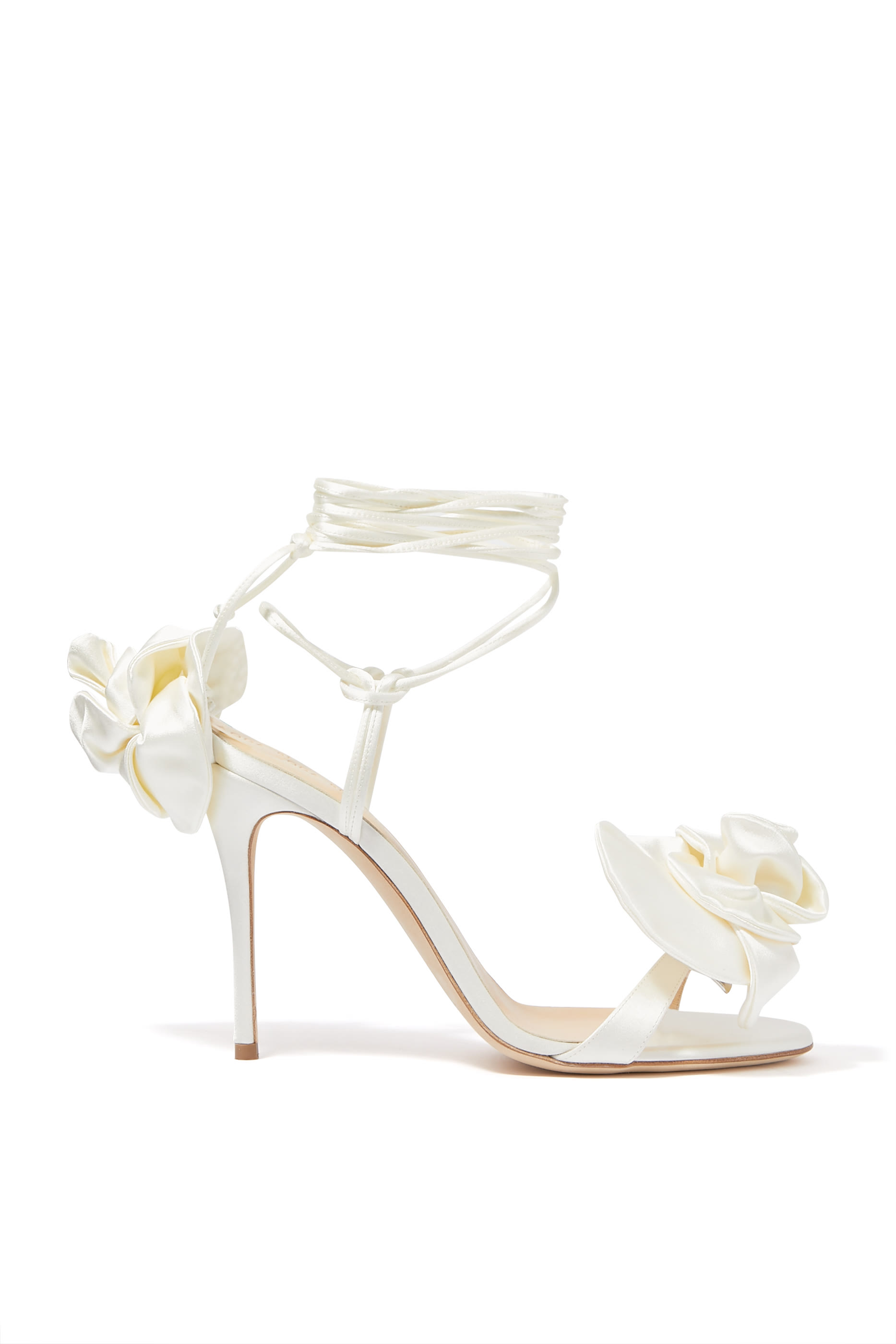Floral Satin 105 Sandals
