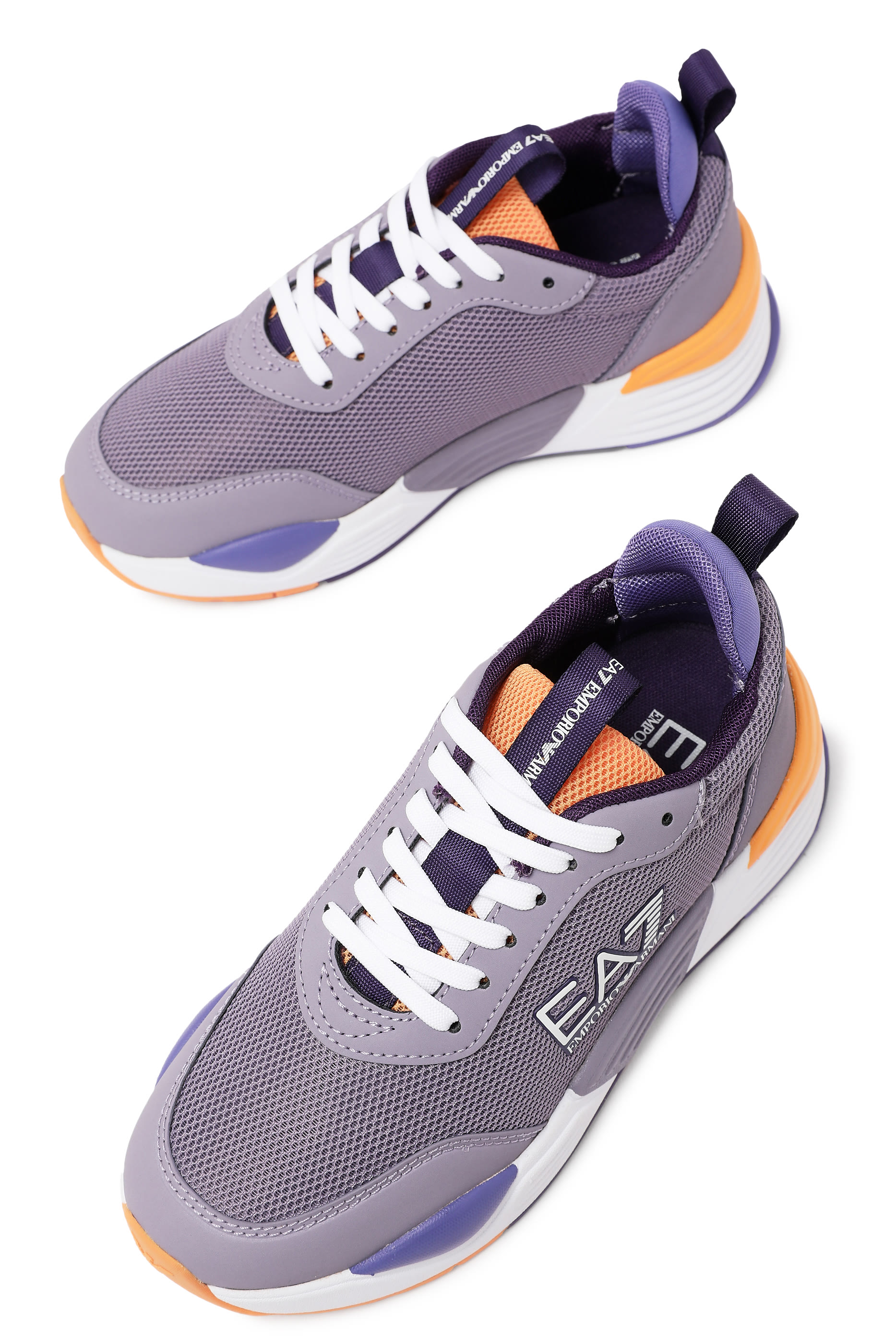 Kids EA7 Logo Sneakers