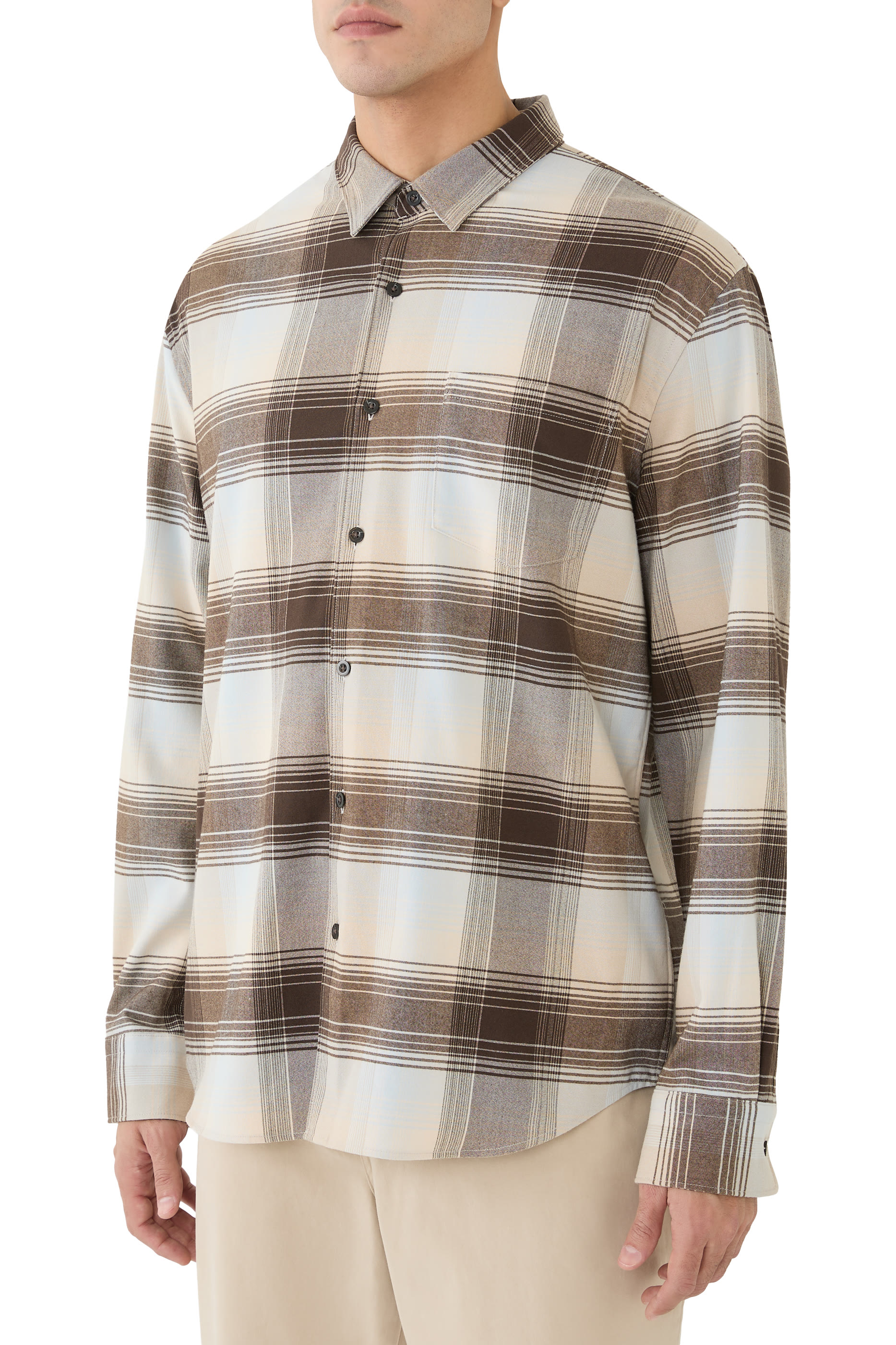 Missoula Plaid Button-Front Shirt