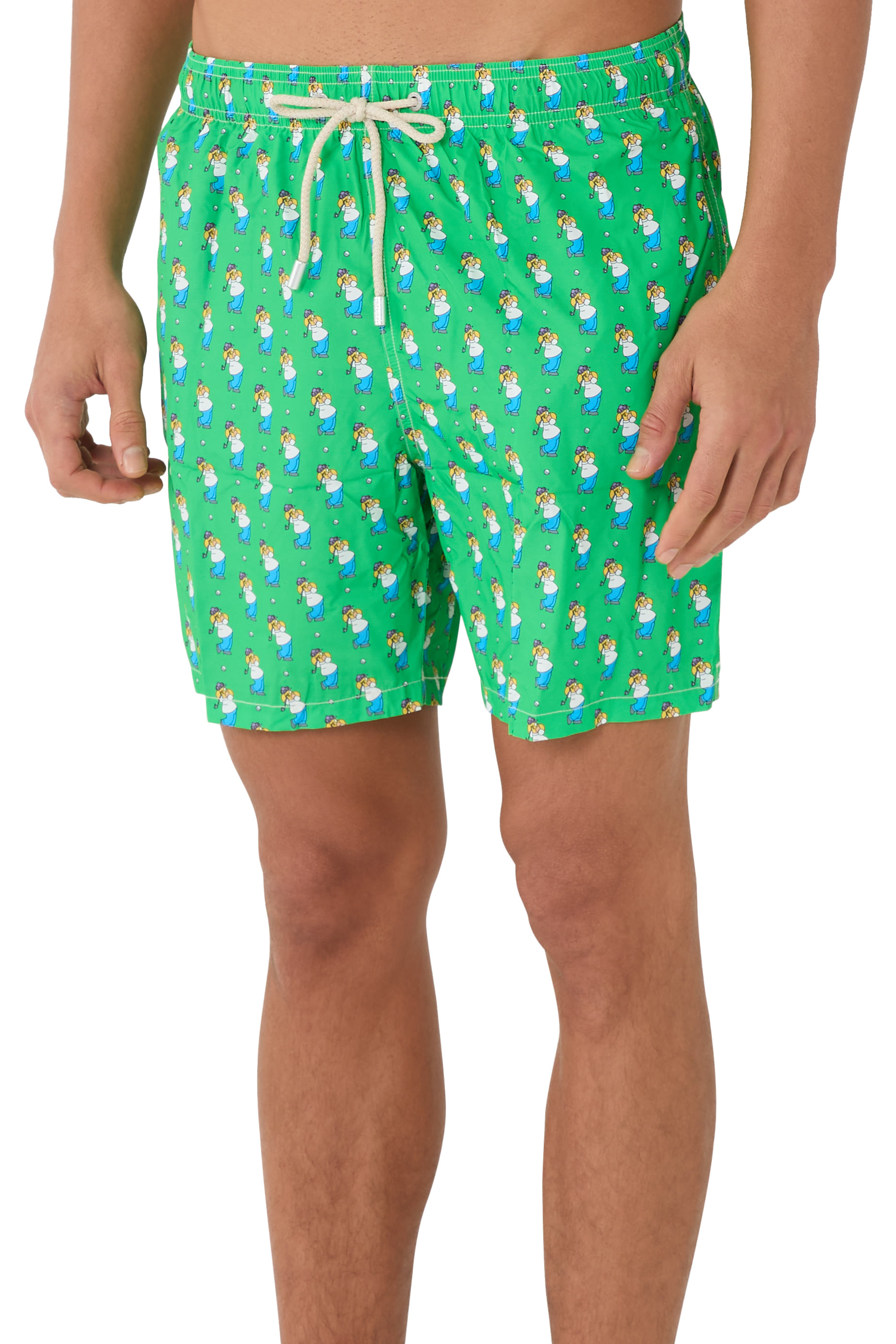 Lighting Lightweight Swim Shorts with Homer Golf Print