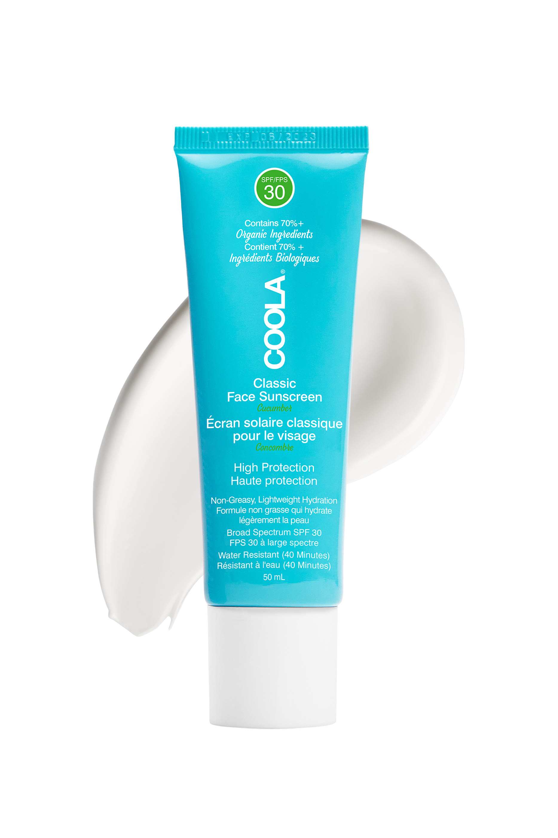 Cucumber &ndash; Classic Face Organic Sunscreen Lotion SPF30