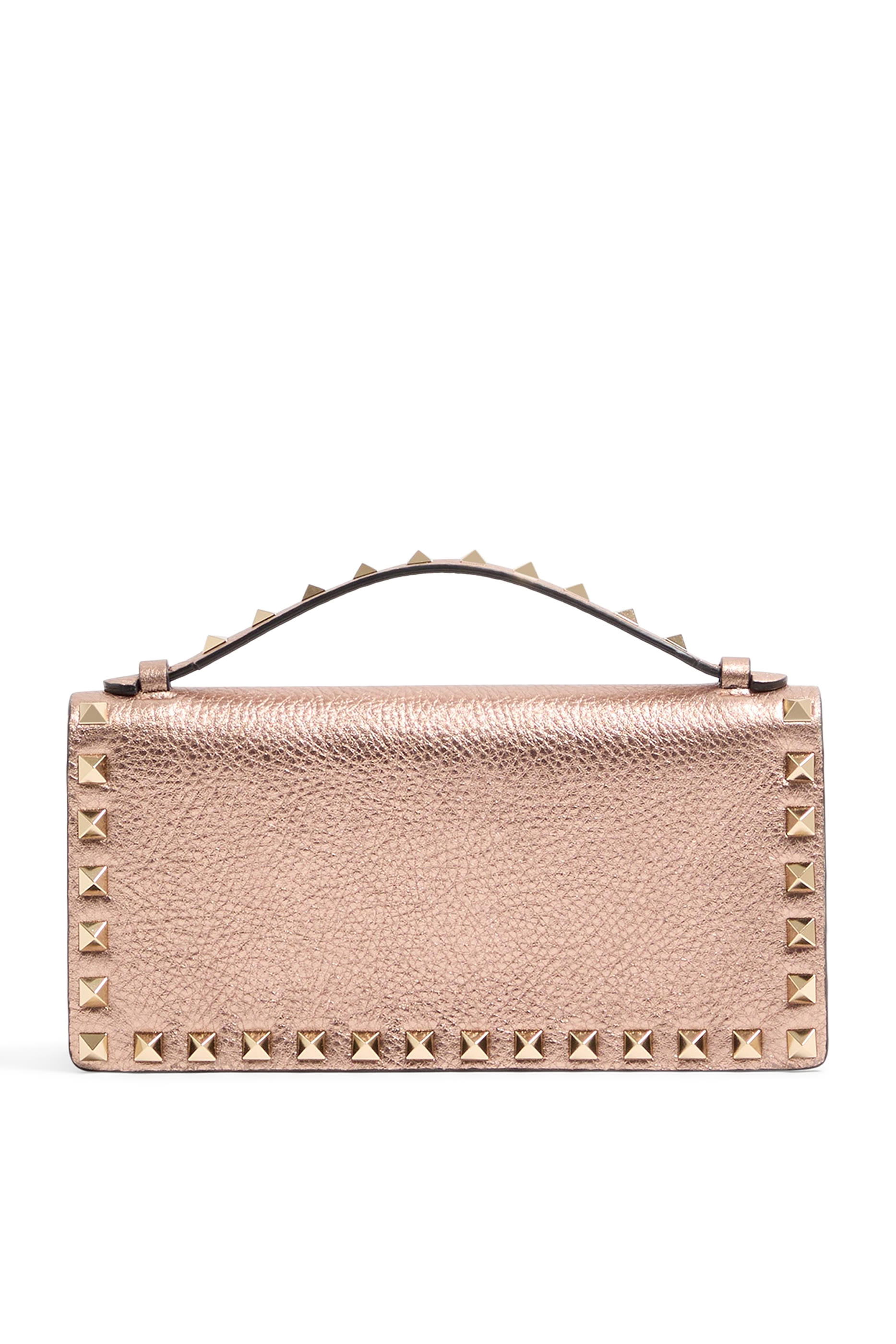 Rockstud Wallet with Chain Strap