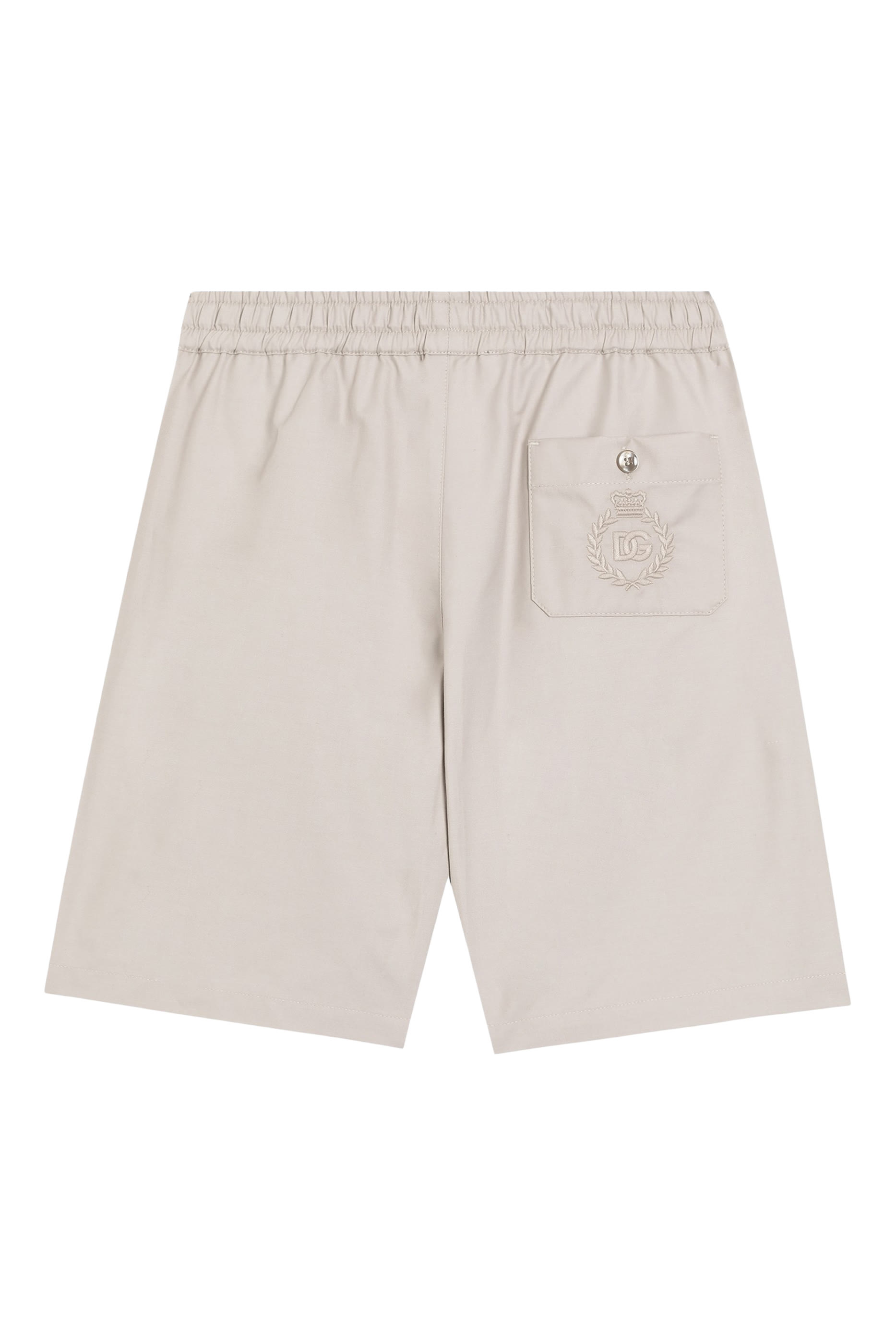 Kids Logo Embroidery Gabardine Shorts