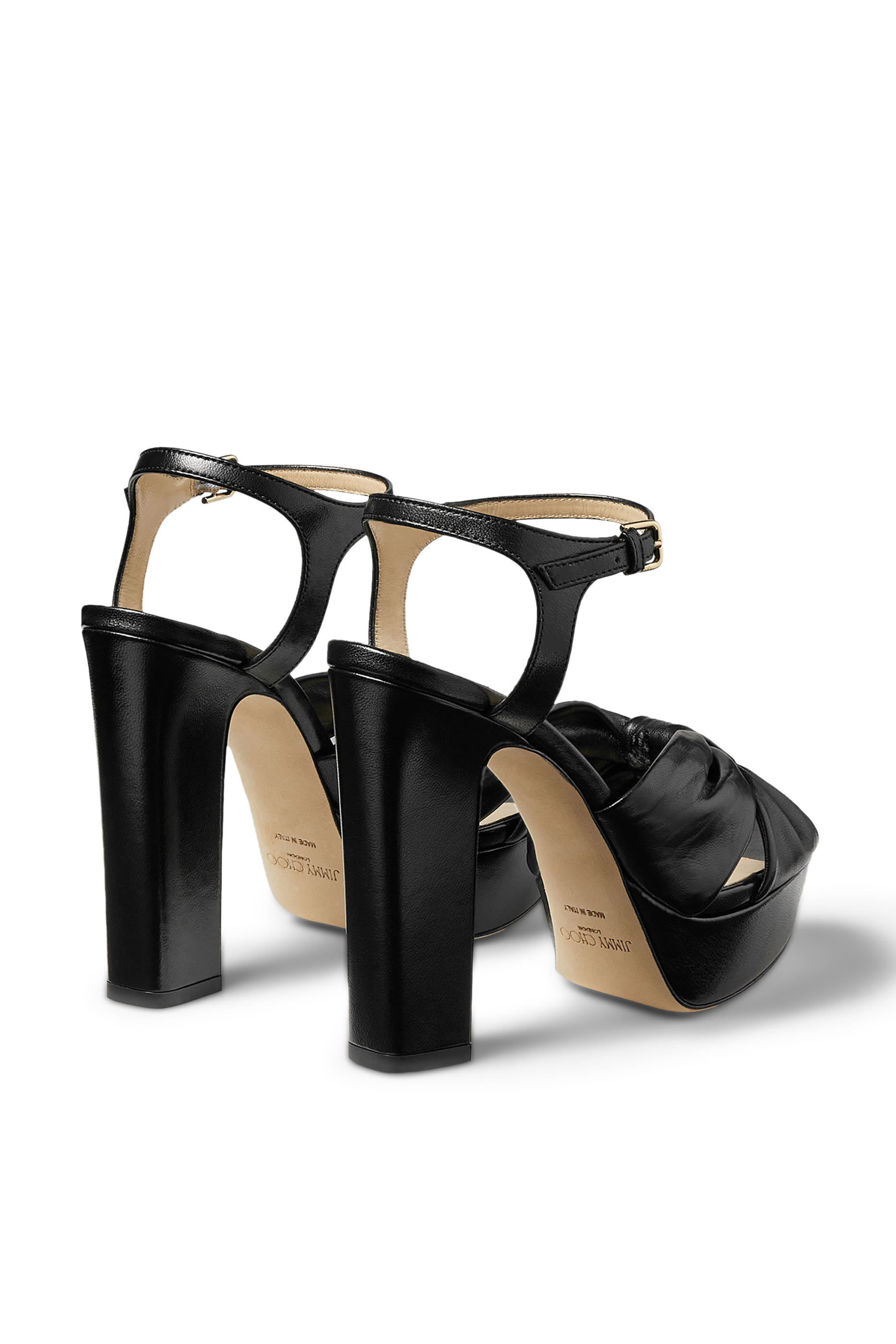 Heloise 120 Nappa Leather Platform Sandals
