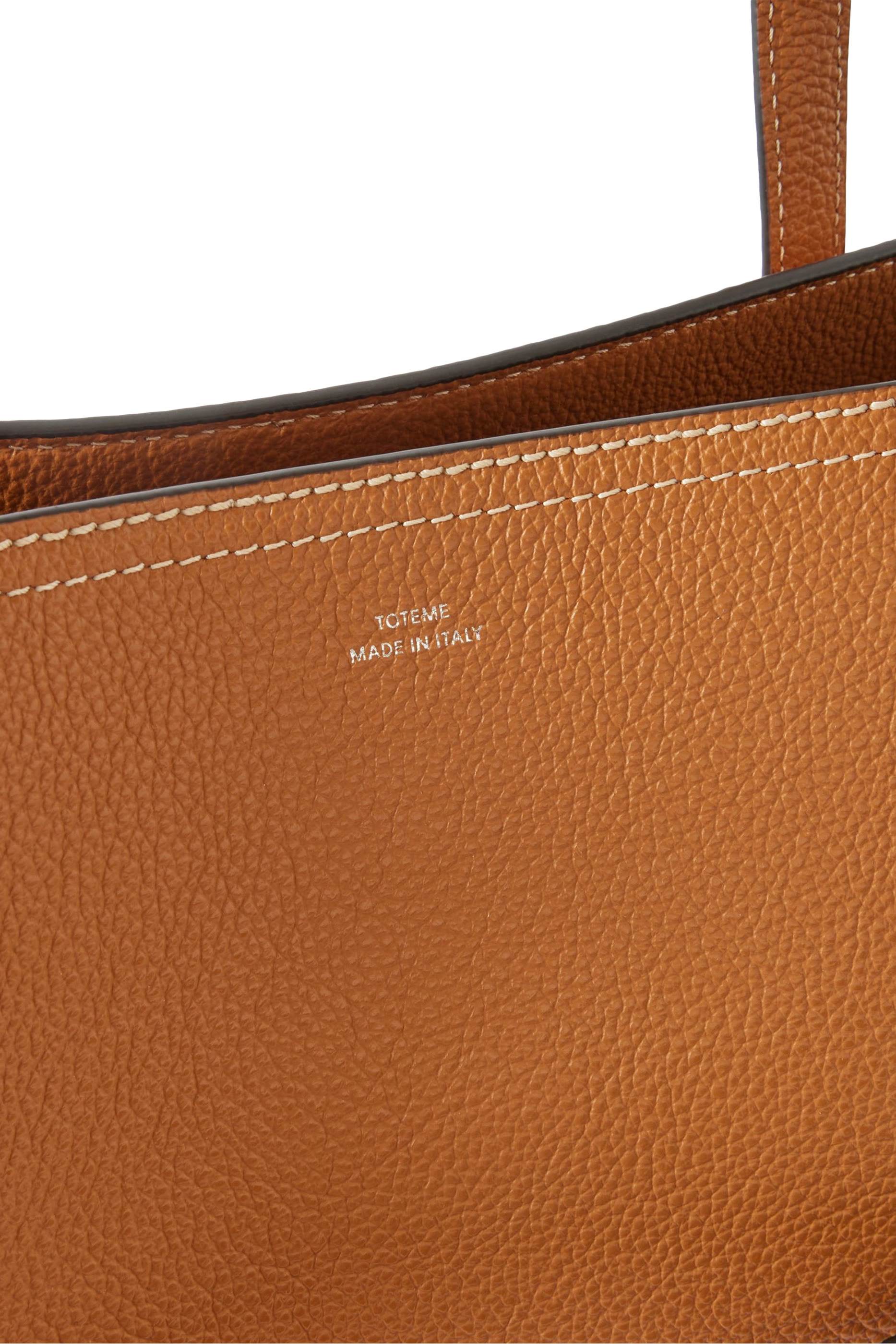 Grained-Leather Lounge Tote Bag