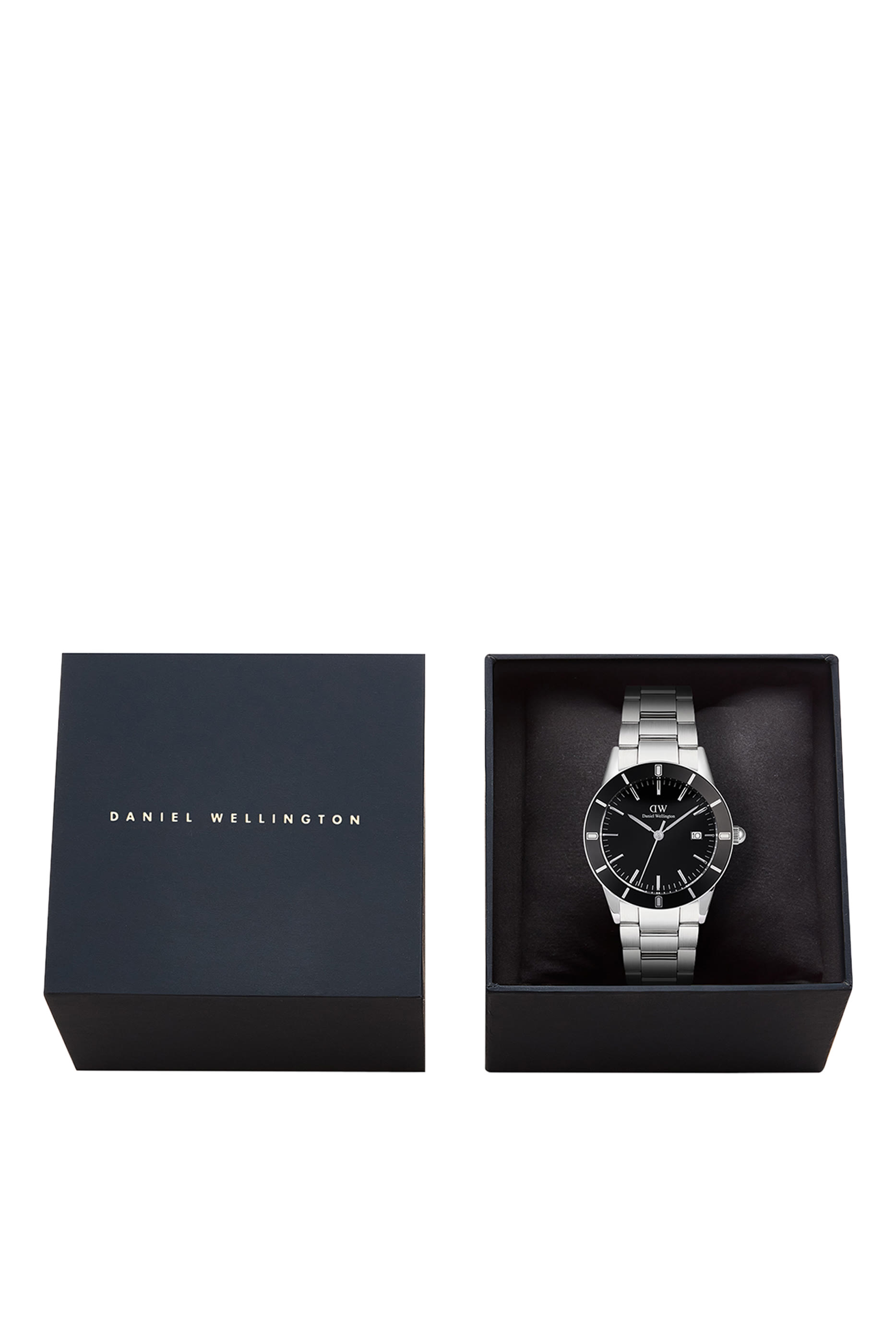 Iconic Paradigma Link Black Enamel Watch