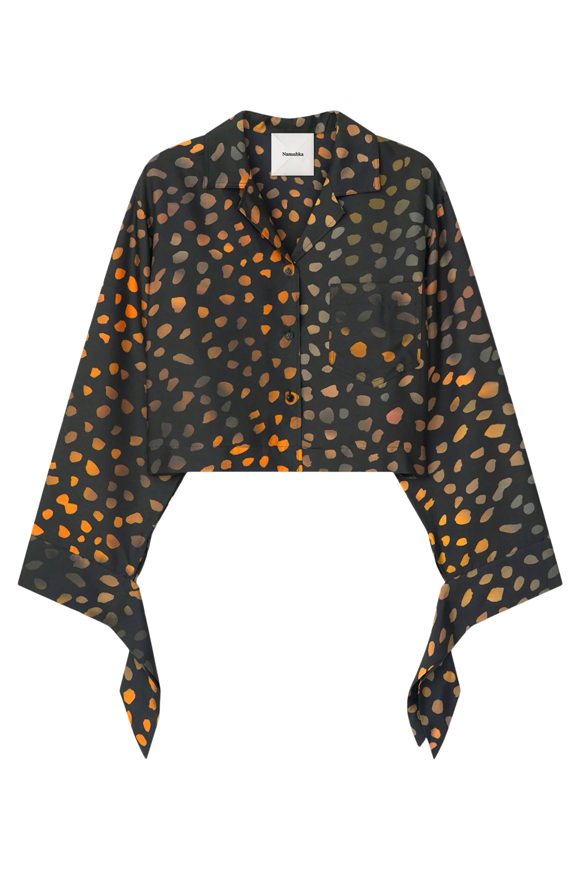 Nelida Twill Silk Shirt