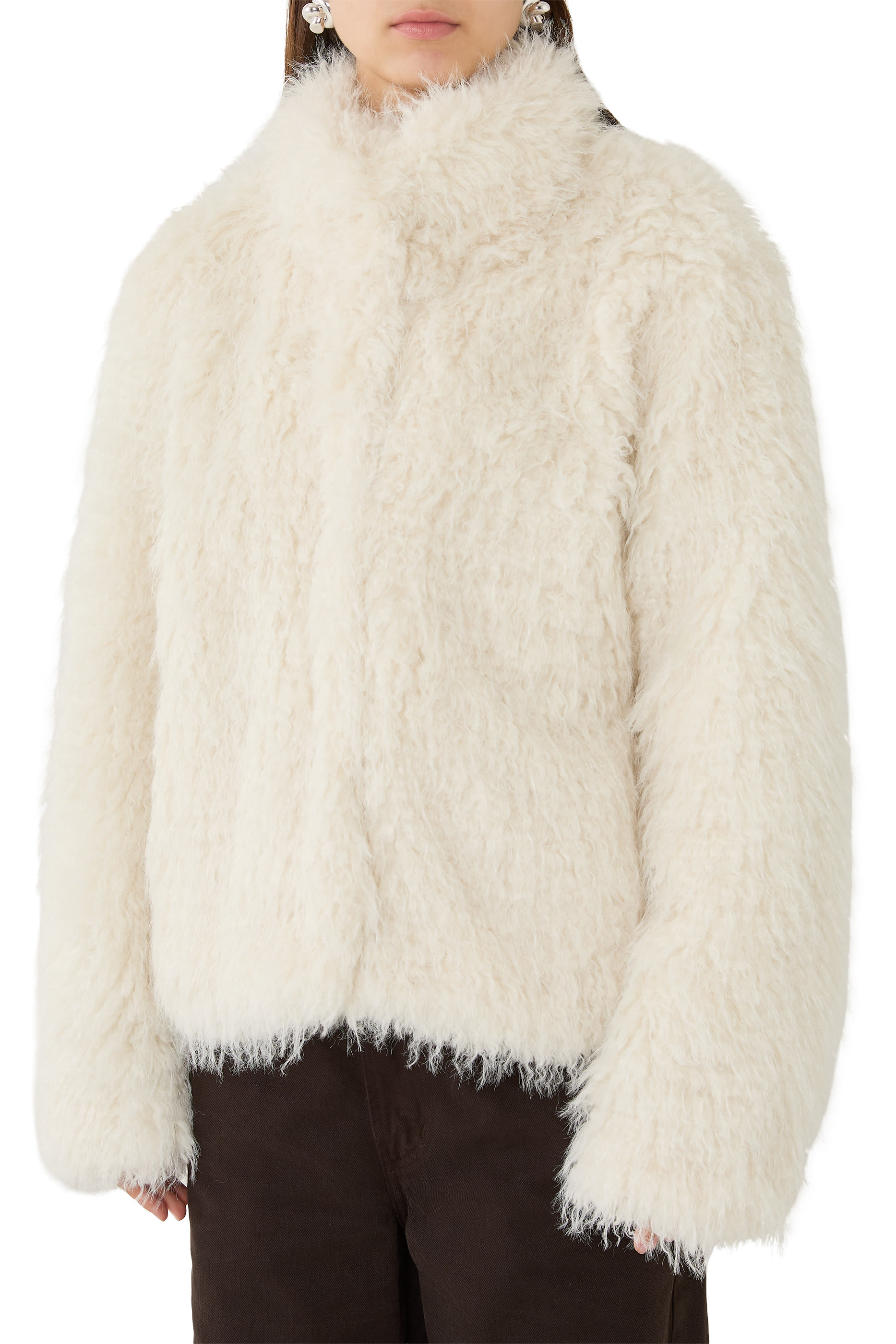 Shaggy Faux-Fur Jacket