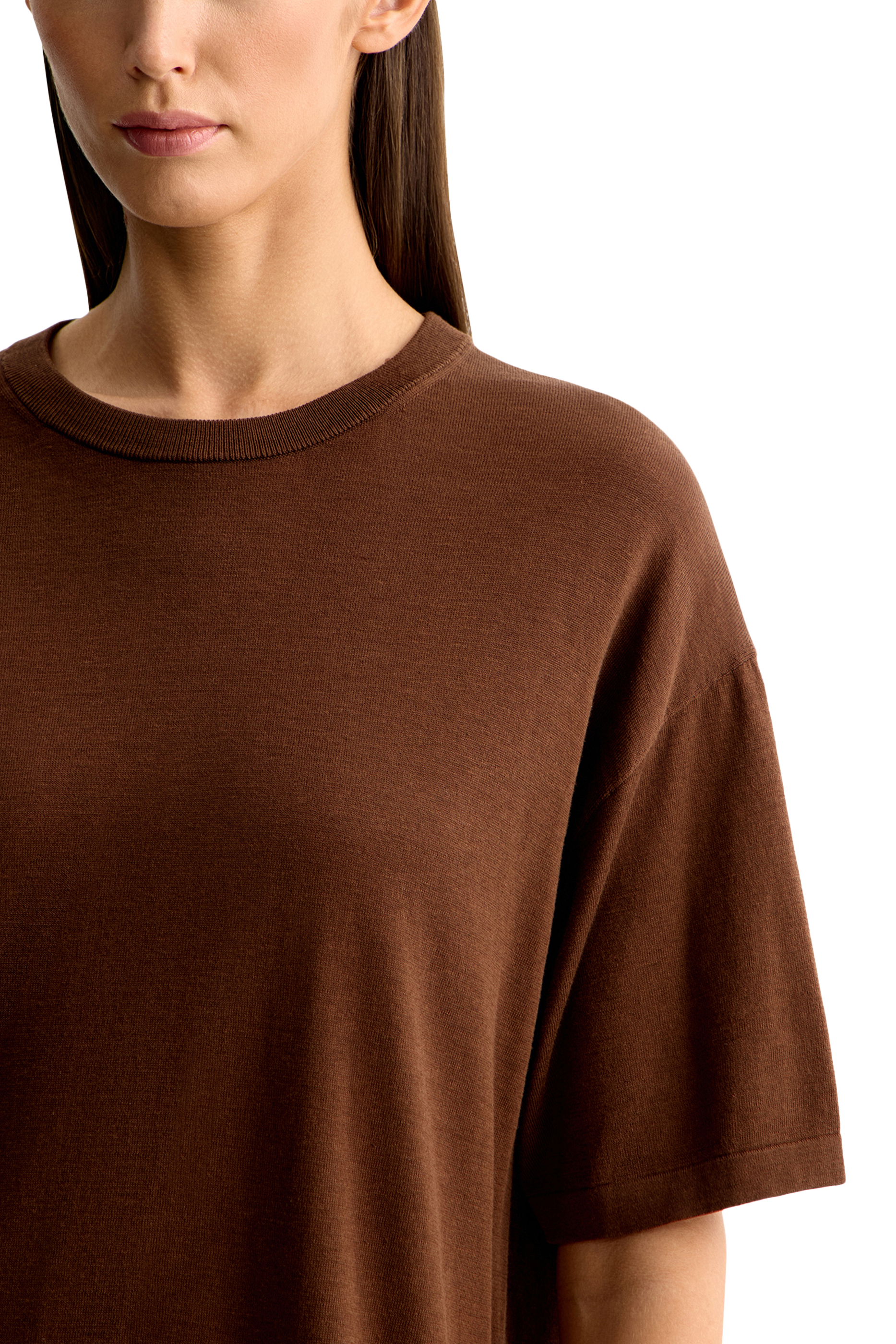 Silk-Jersey Relaxed T-Shirt