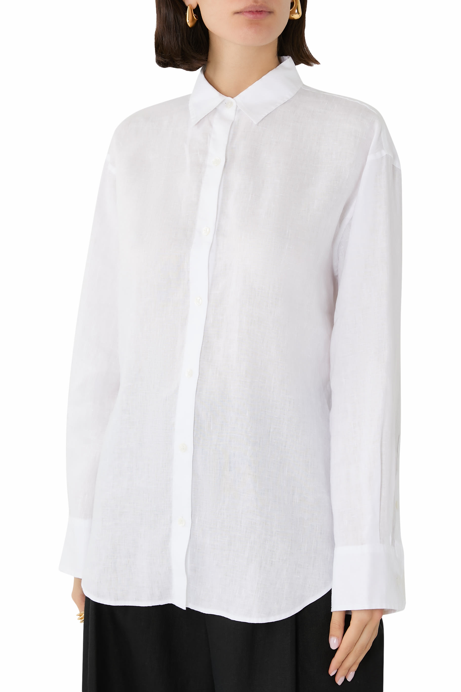 Boyfriend Shirt in Relaxed Linen