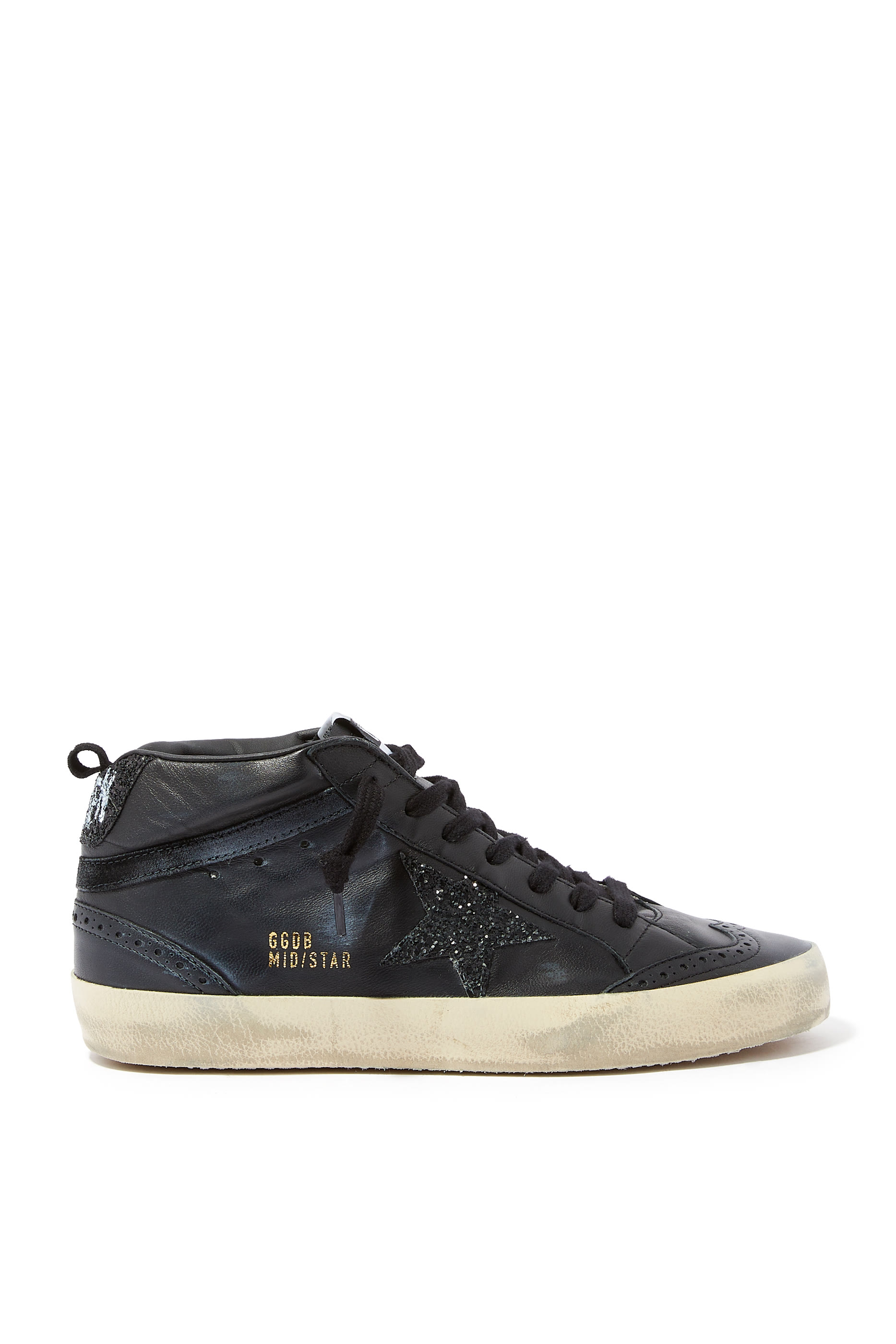 Mid Star Leather Sneakers