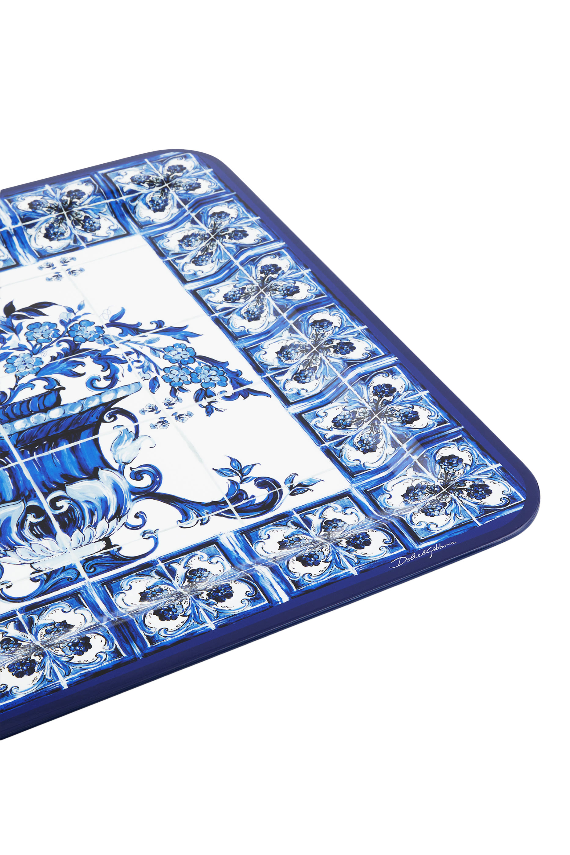 Blu Mediterraneo Wooden Tray Large