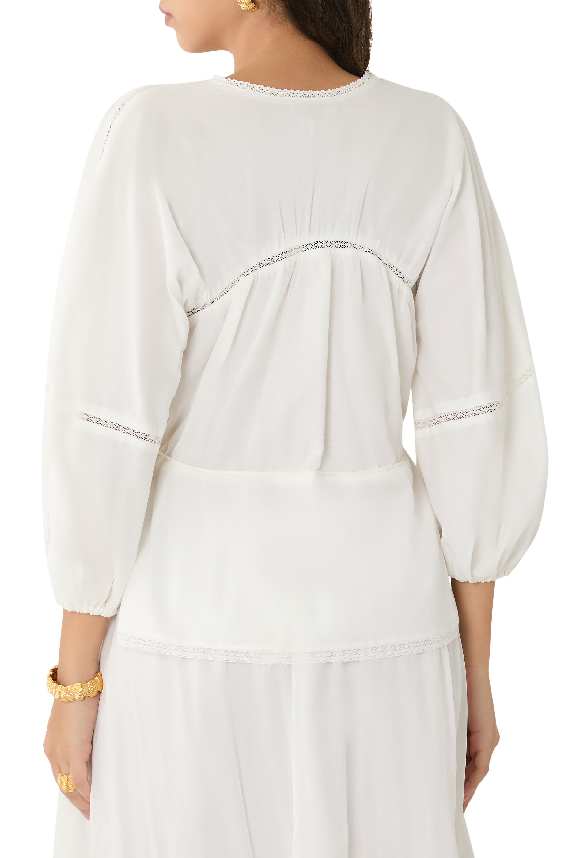  Deco Long Sleeve Blouse