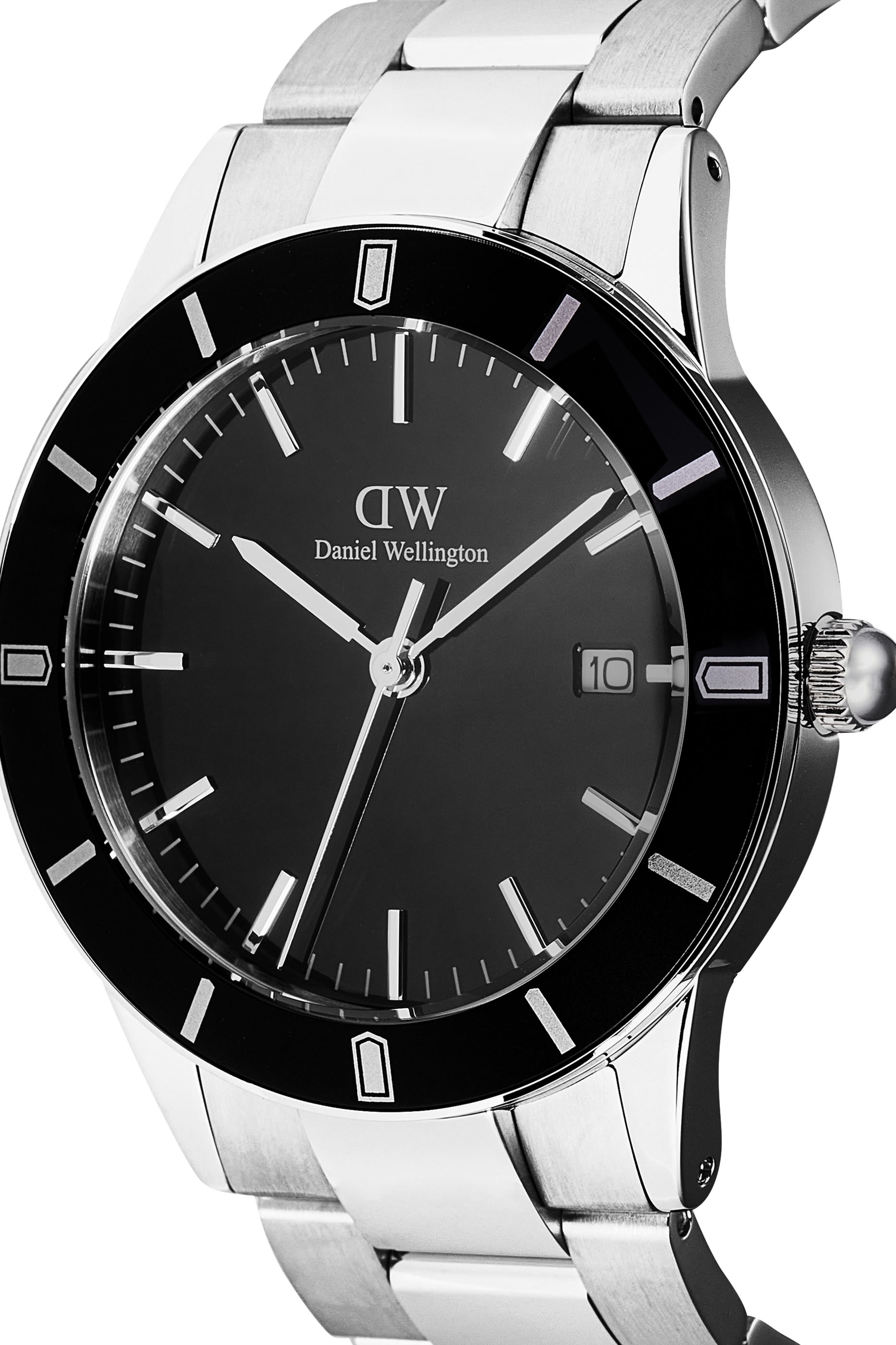 Iconic Paradigma Link Black Enamel Watch