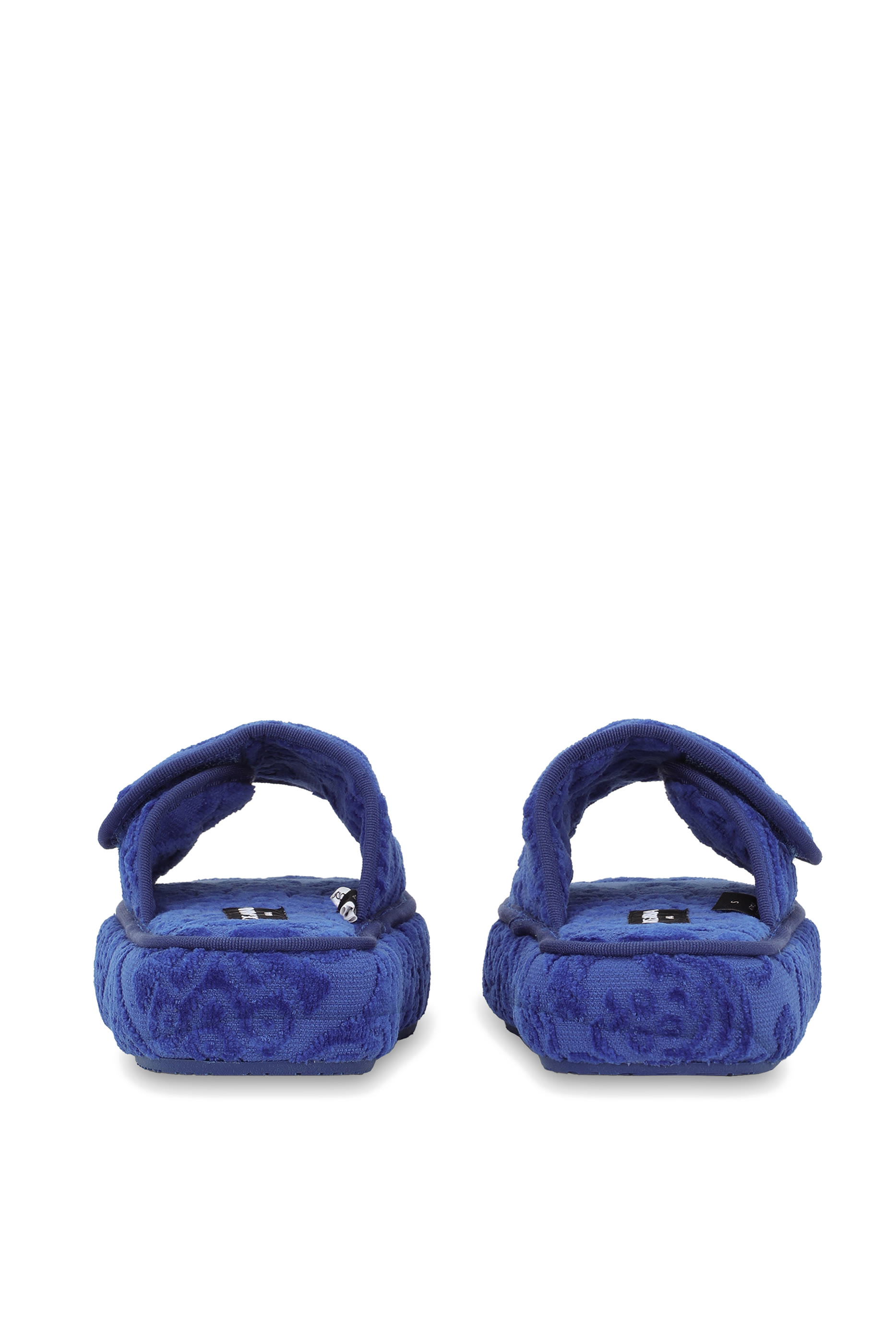 Jacquard Terry Cotton Plateau Slippers
