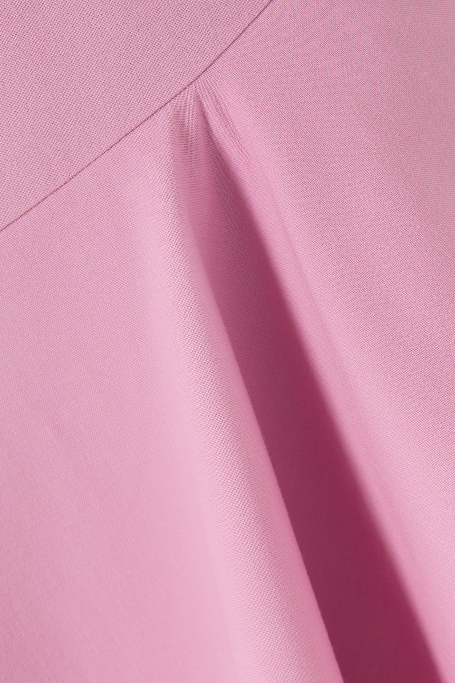 Asymmetric Wool-Blend Crepe Dress