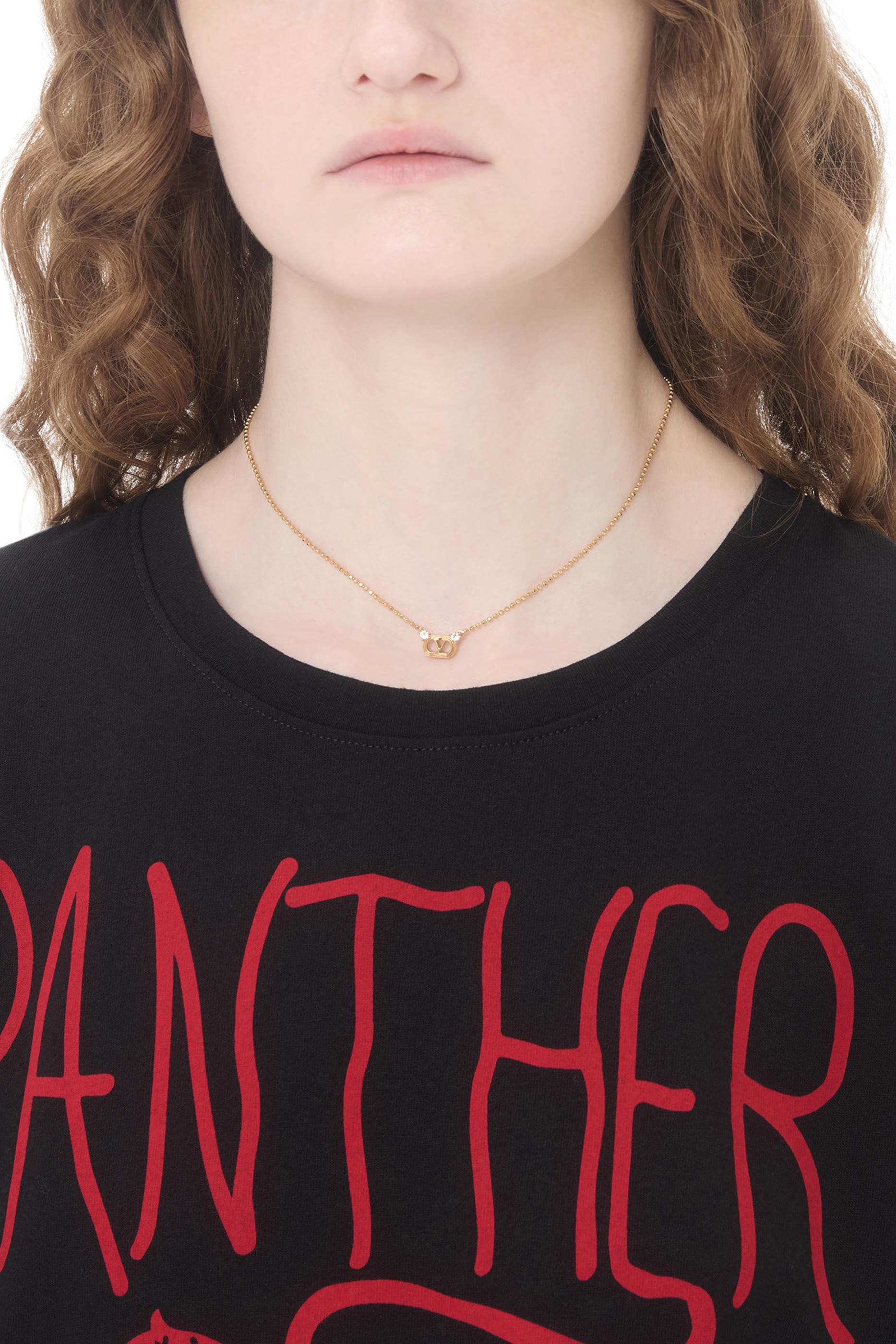 Ovalette Crystal Embellished Necklace