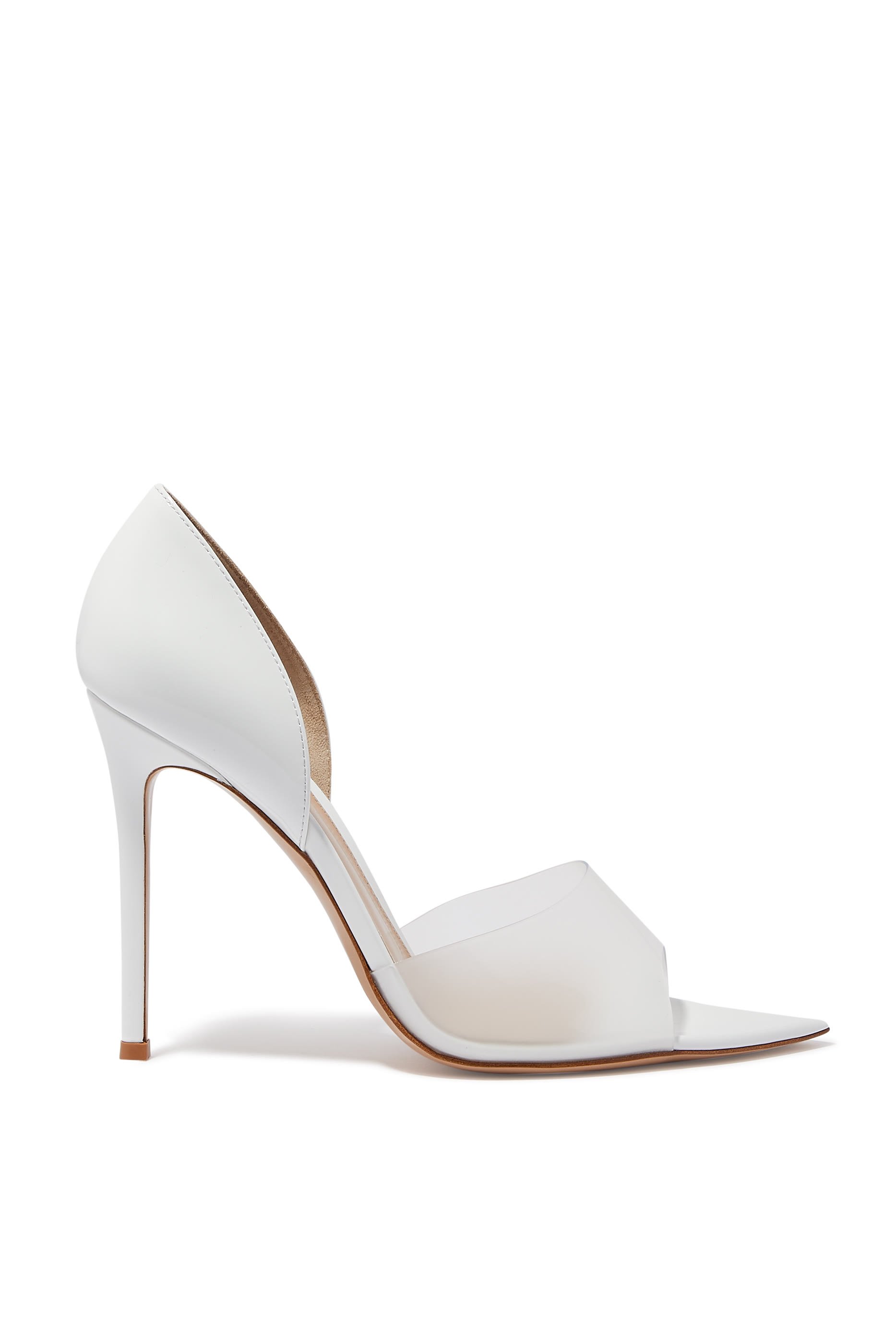 Bree 105 Plexi Open Toe Pumps