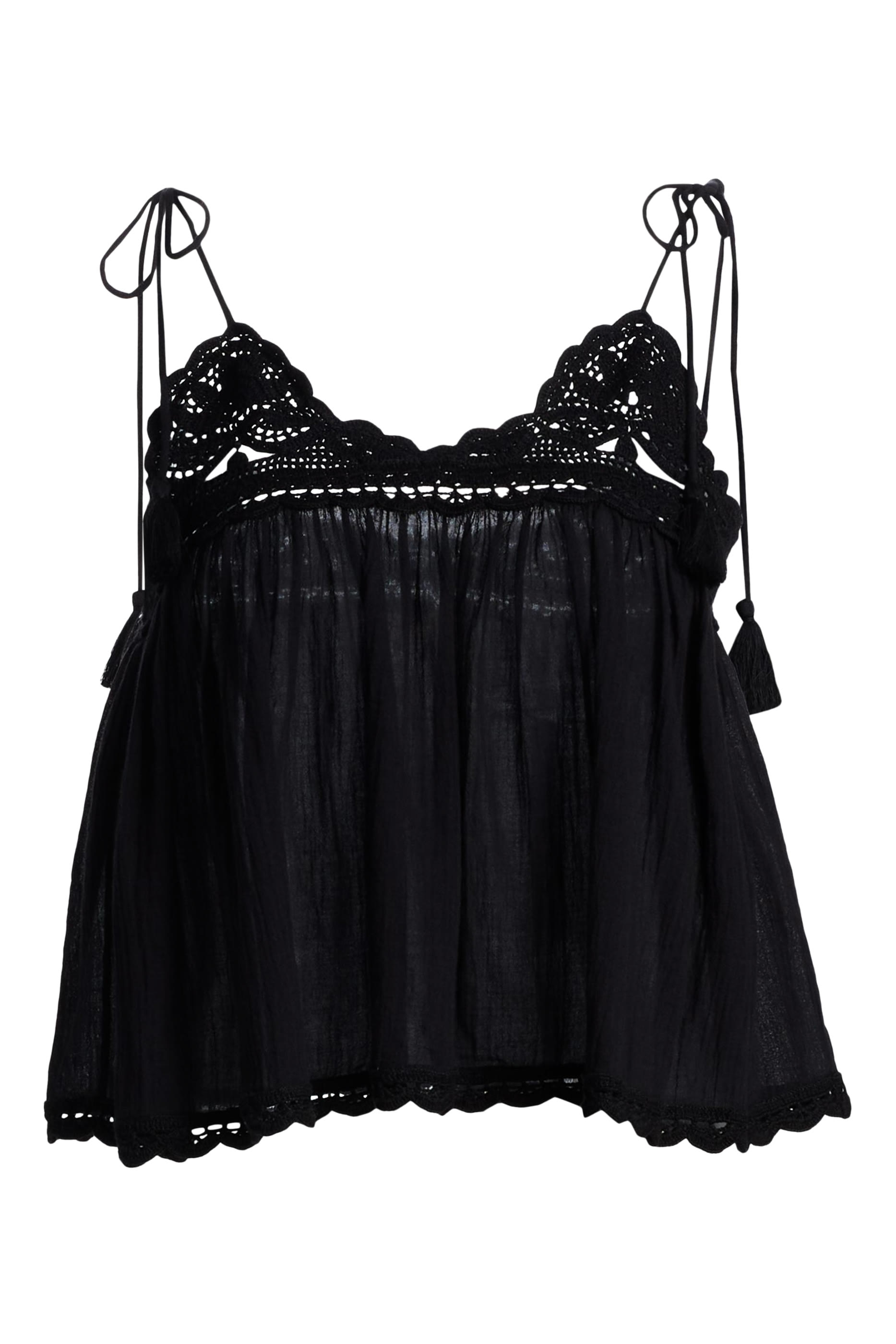 Crochet Detail Bermuda Coverup Top