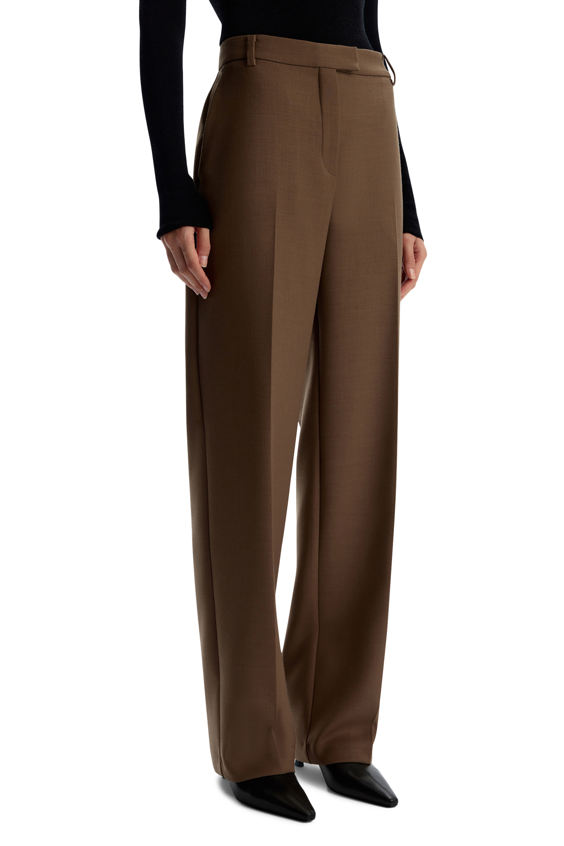 Wool-Blend Trousers