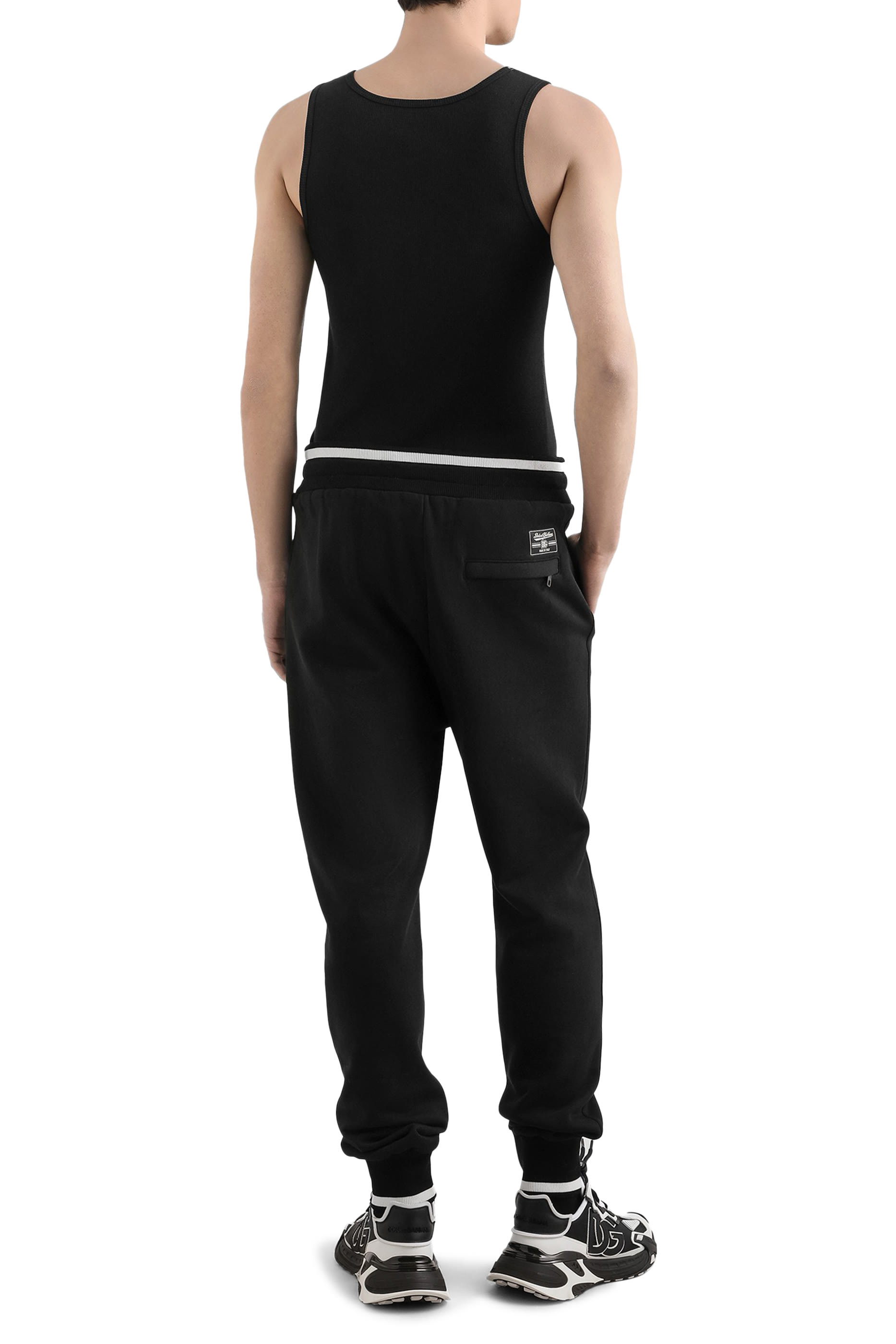 Cotton Tank Top with Embroidery