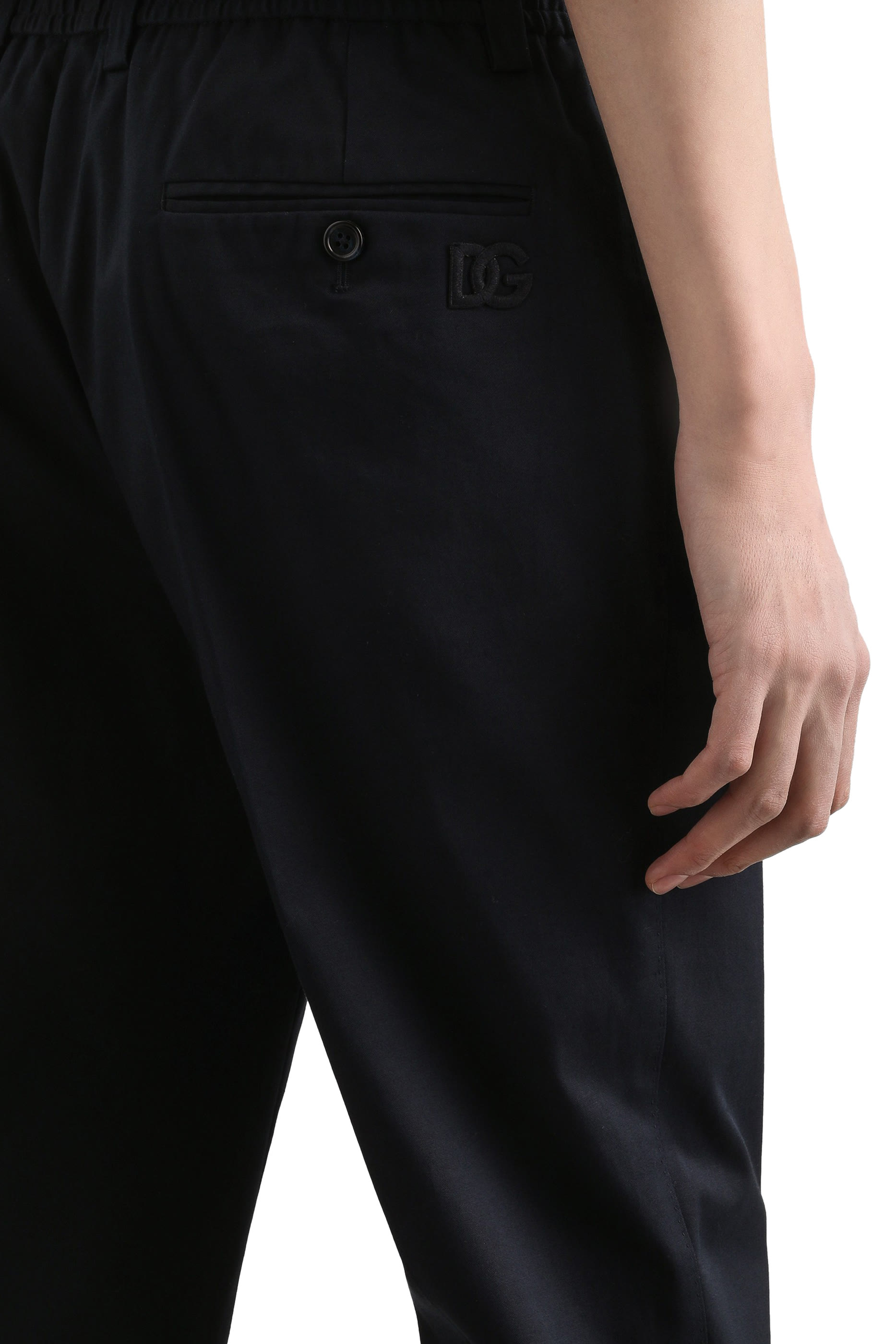 Gabardine Cotton Trousers