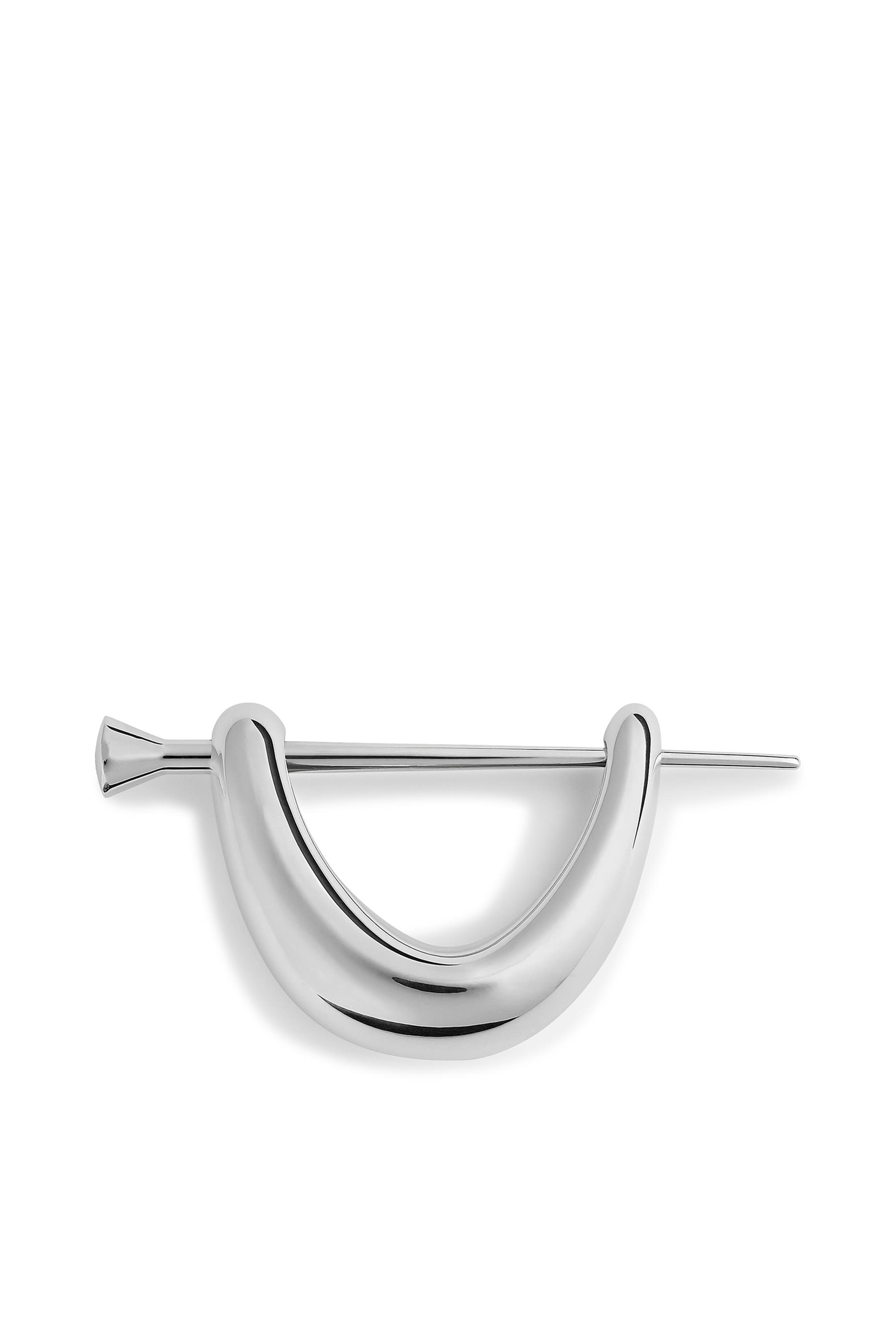 Ellipse Hair Clip, Metal