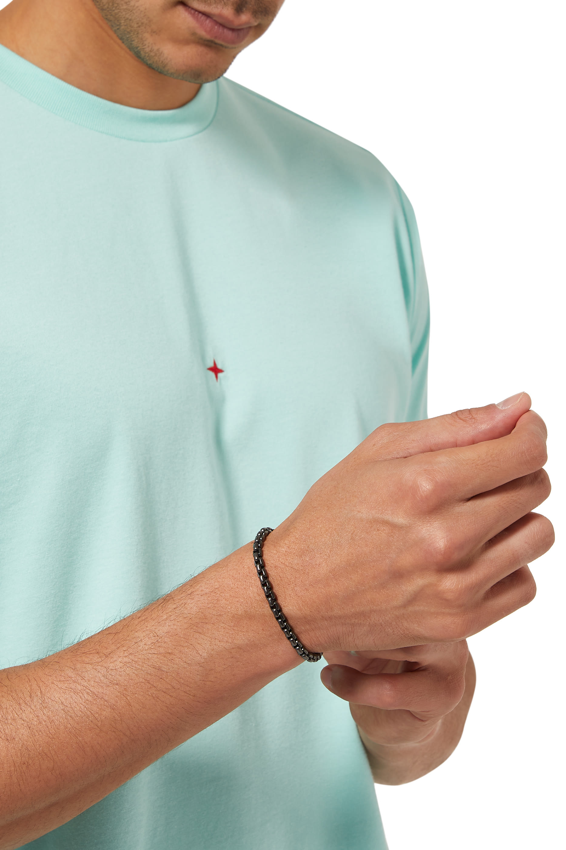 Box Chain Bracelet in Stainless Steel