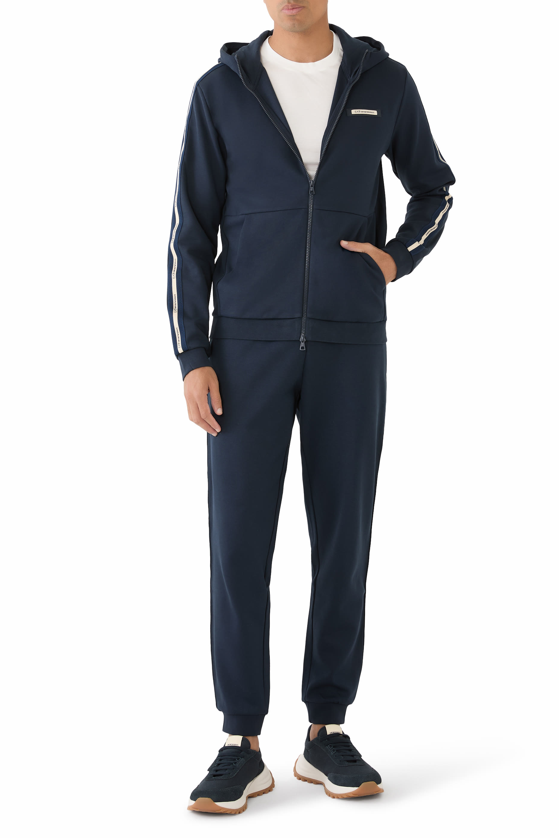 Logo Series Interlock Hooded Sweatshirt