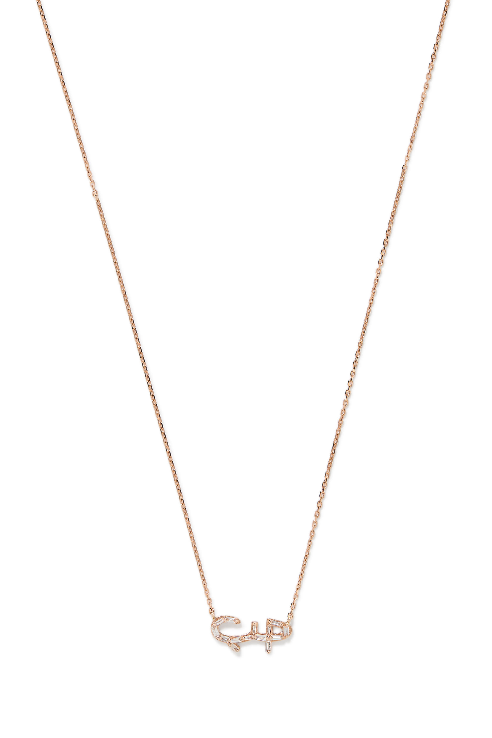 Hobb Love Necklace, 18k Yellow Gold & Diamonds