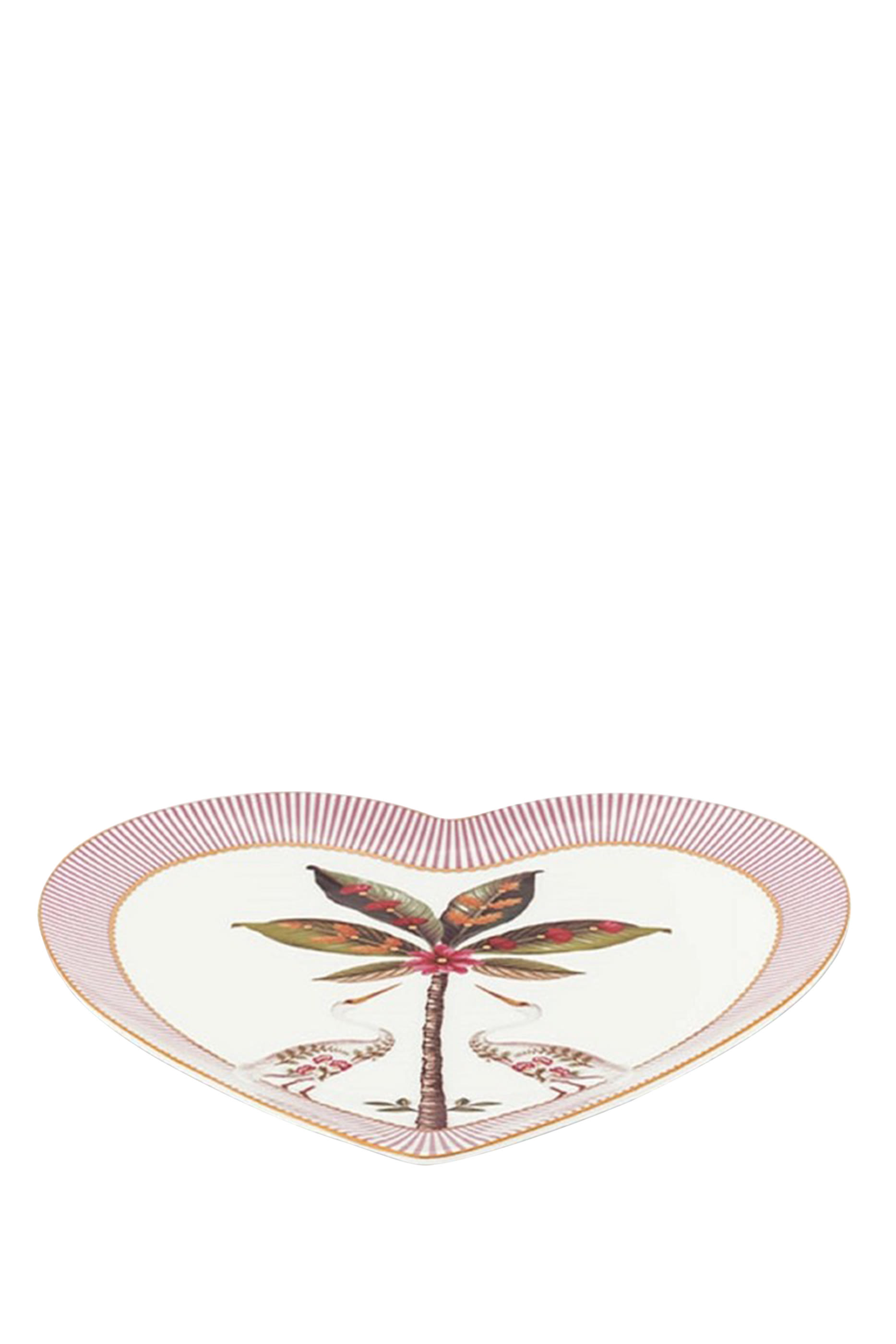 La Majorelle Heart-Shaped Plates Set