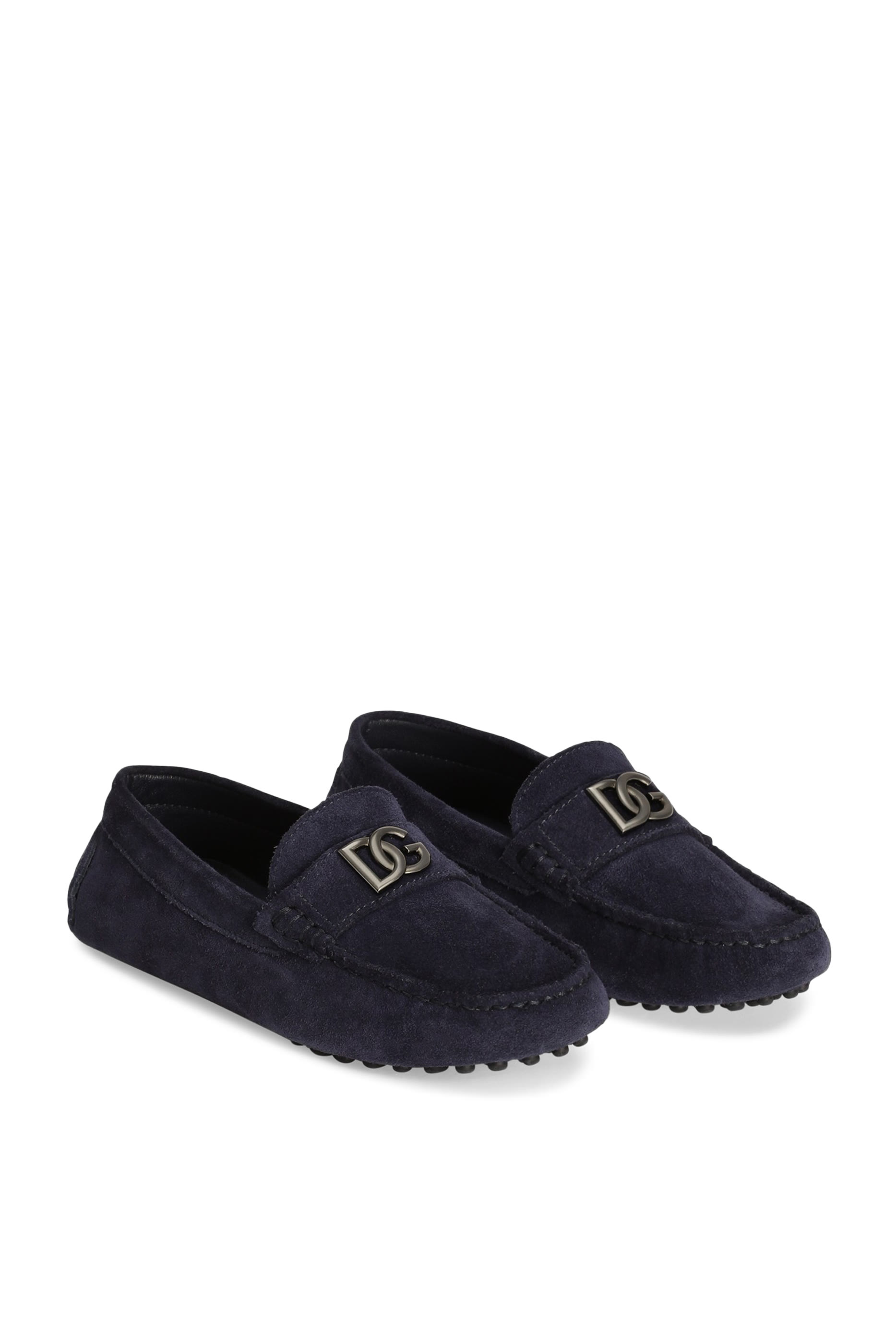 Kids Split Leather Loafers