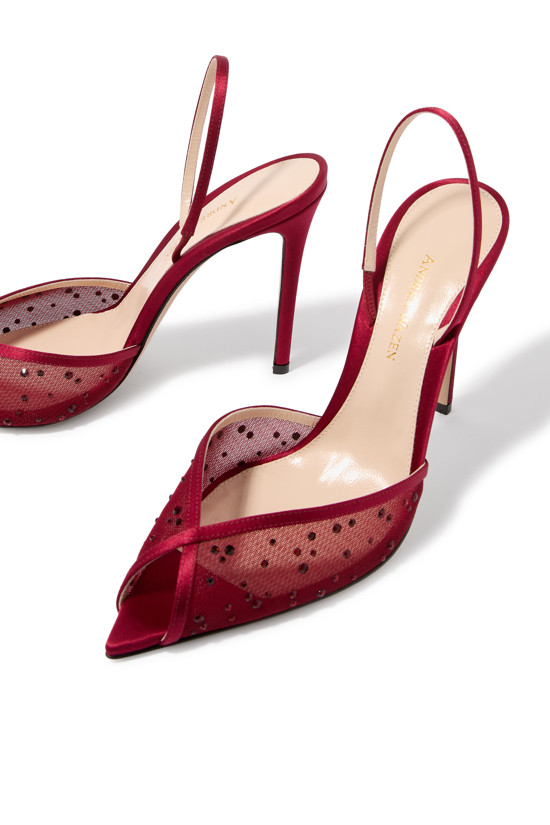 Katy Mesh Glitz 105 Slingback Pumps