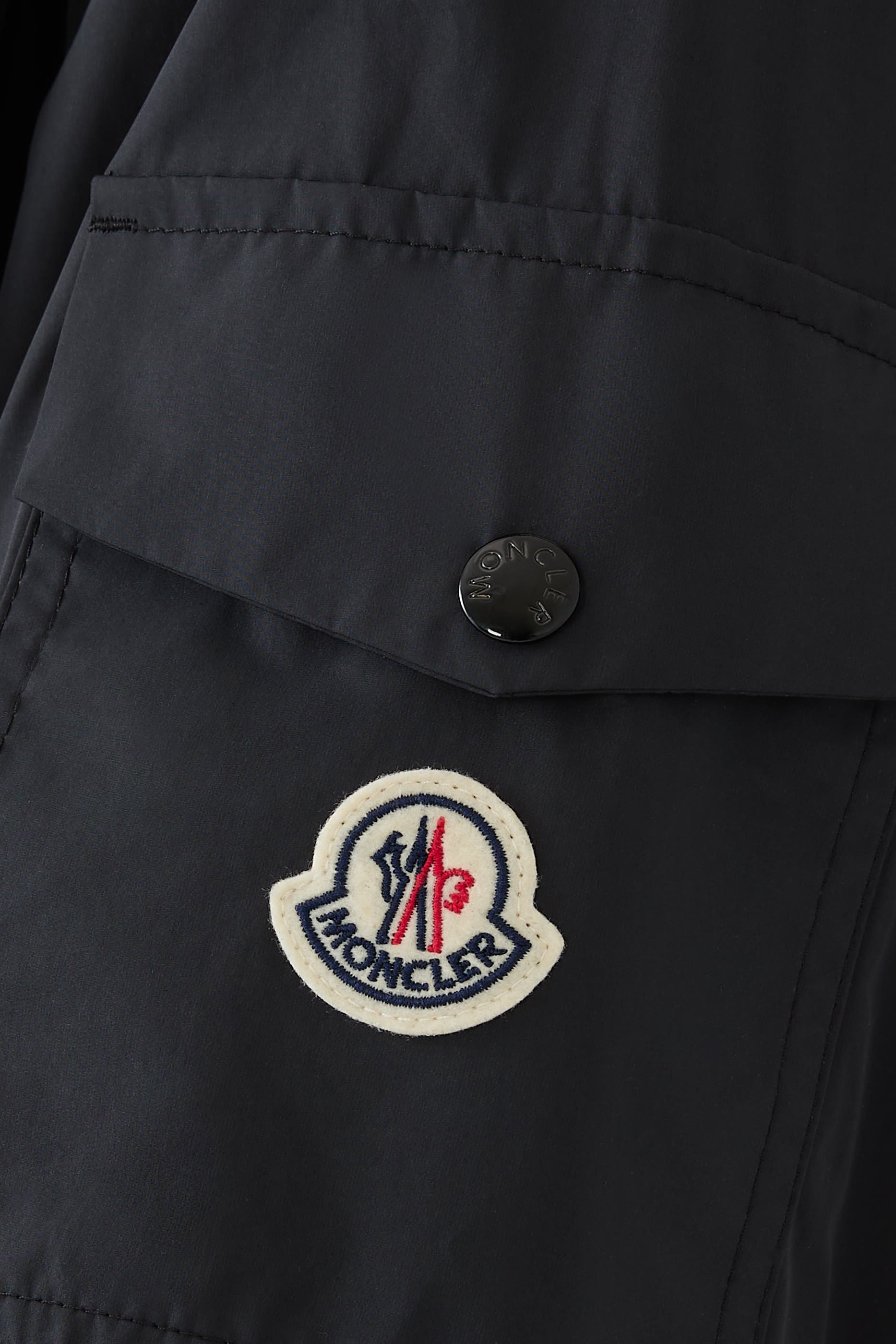 Lens-Detail Hooded Jacket