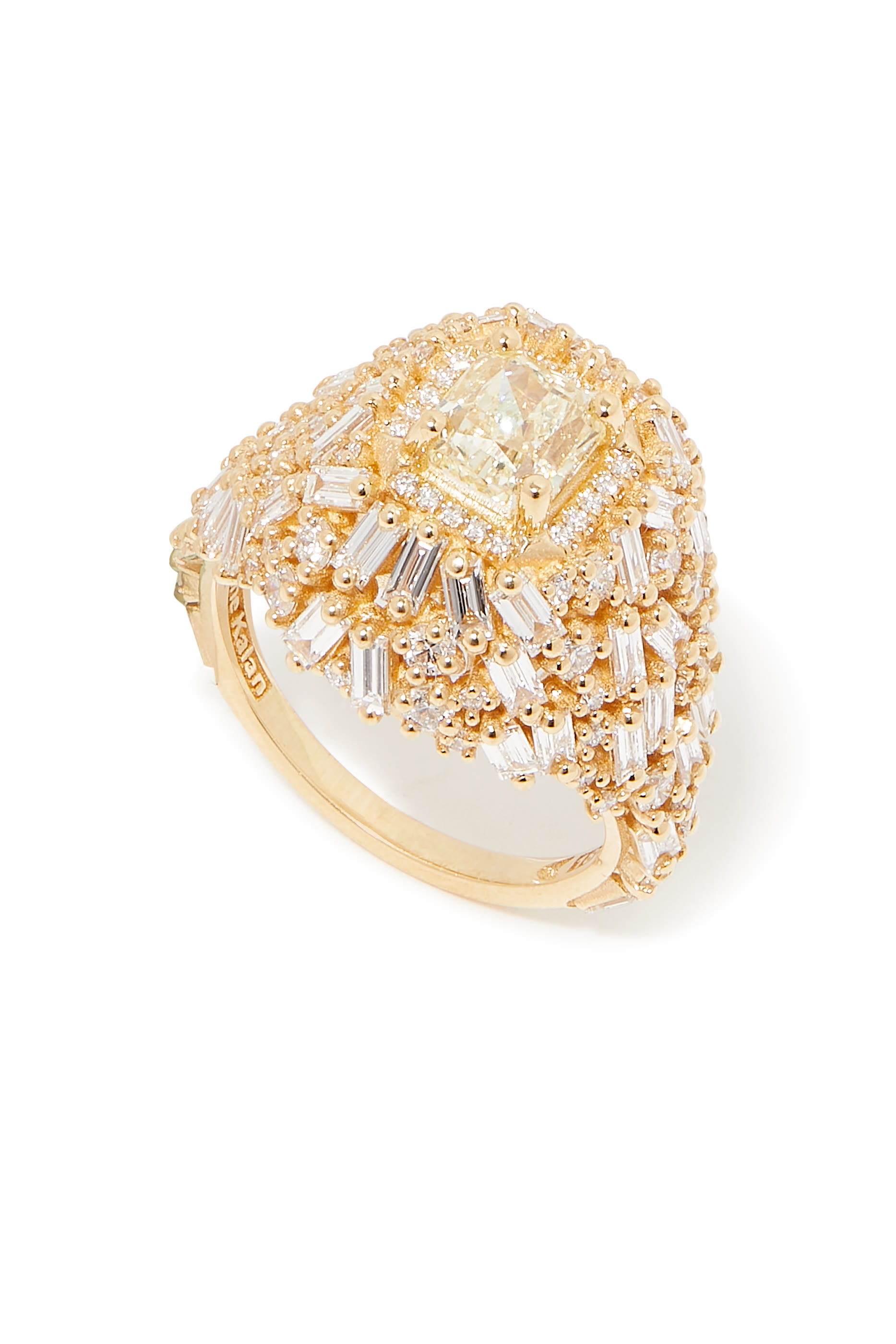One of a Kind Ring, 18K Yellow Gold & Diamonds