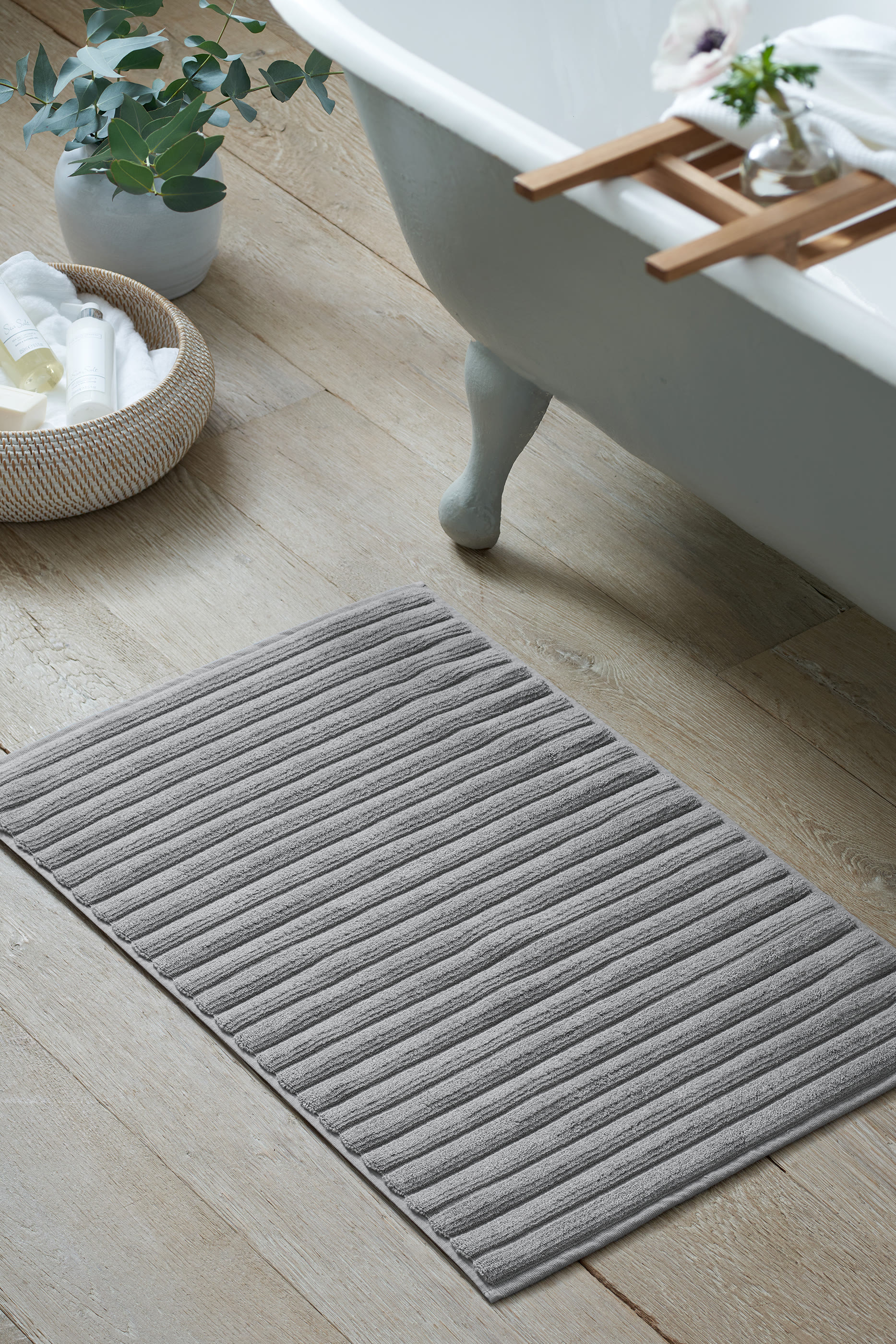 Ribbed Hydrocotton Bath Mat