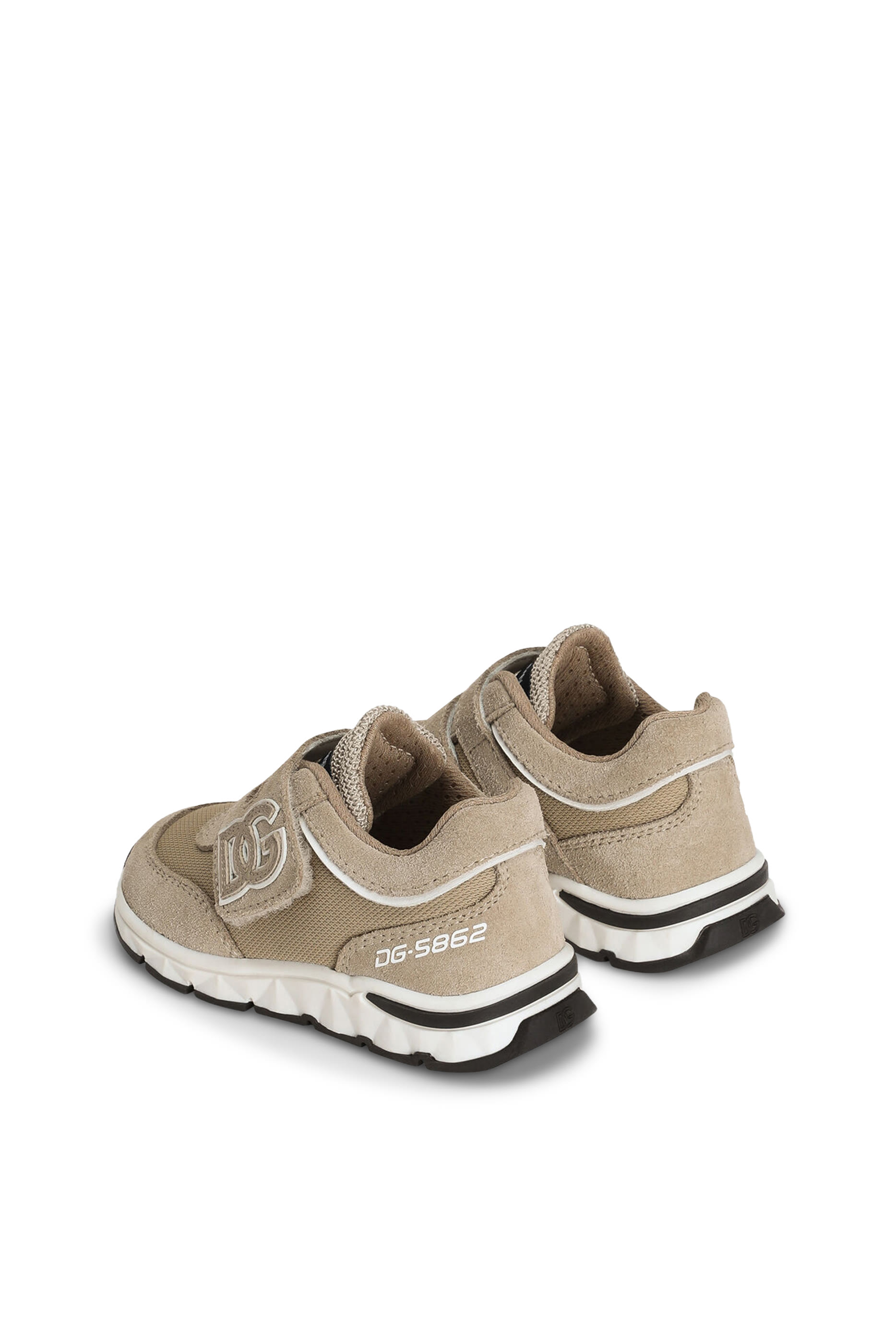 Kids Mesh and Split Leather DG Running Sneakers