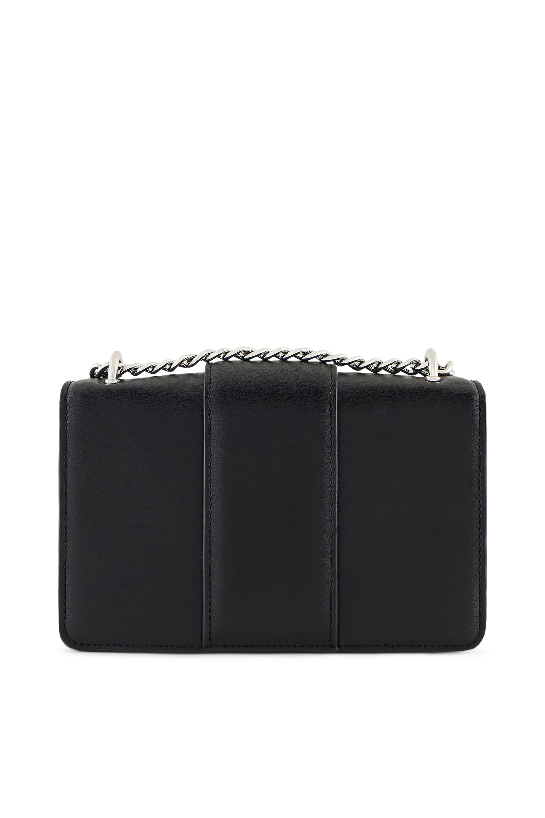 Metal Logo Shoulder Bag