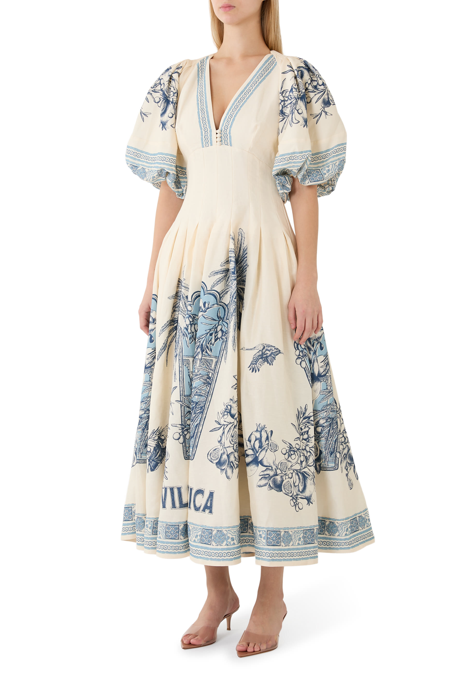 Villa Romantica Corset Midi Dress