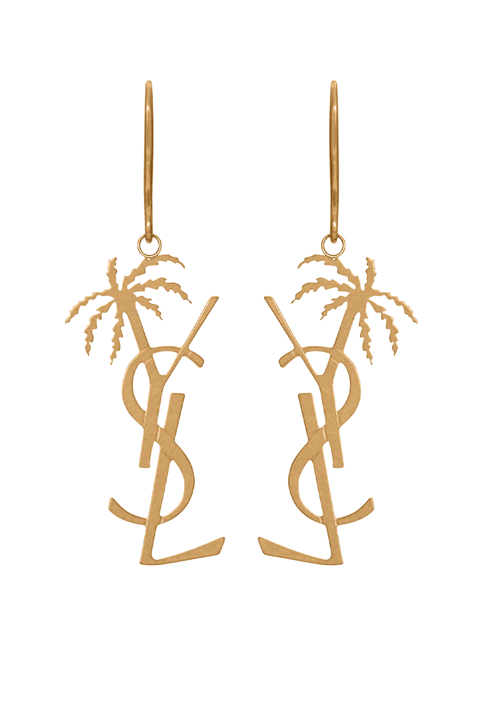 Cassandre Palm Drop Earrings
