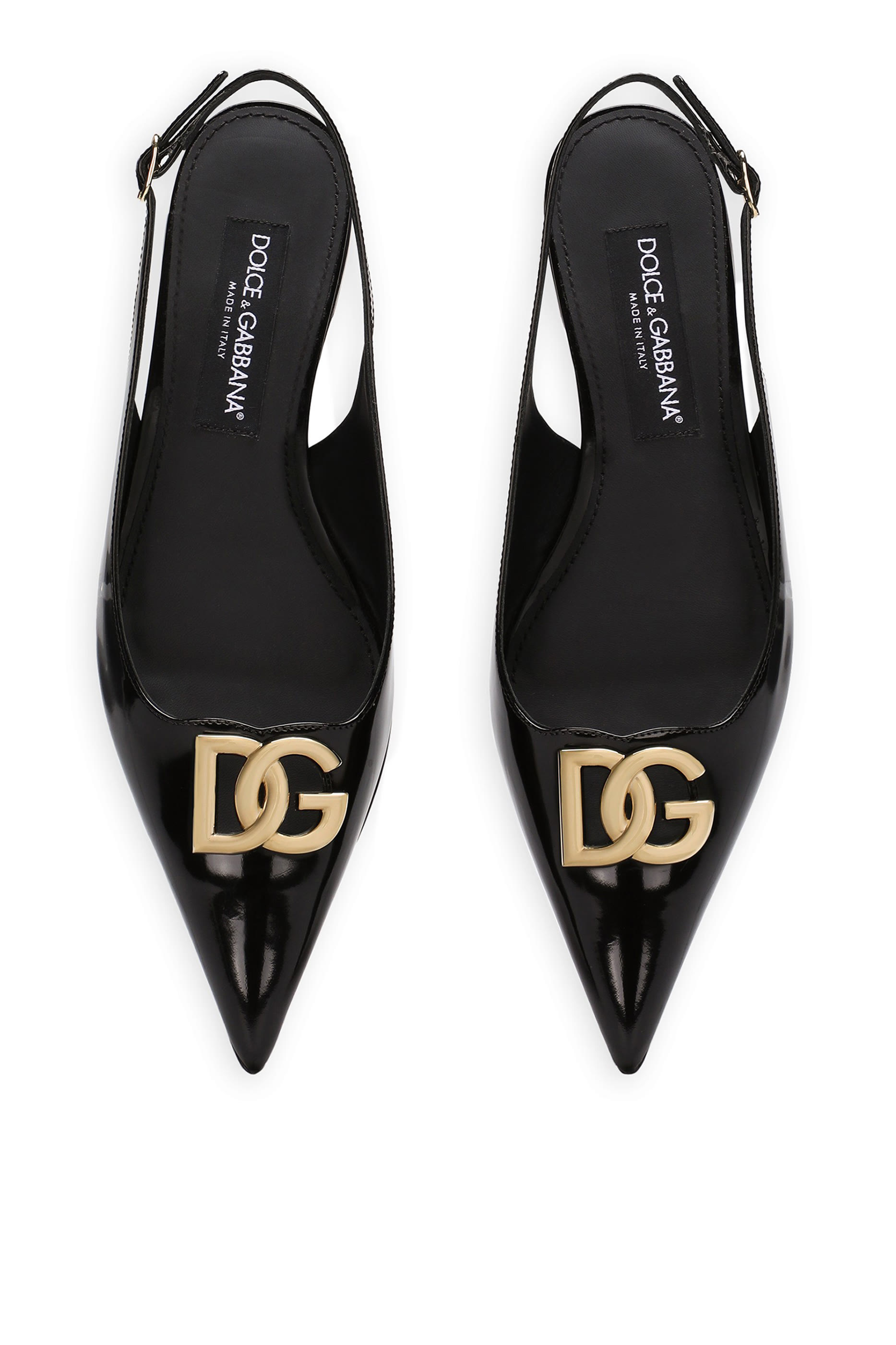 Polished Calfskin Slingback