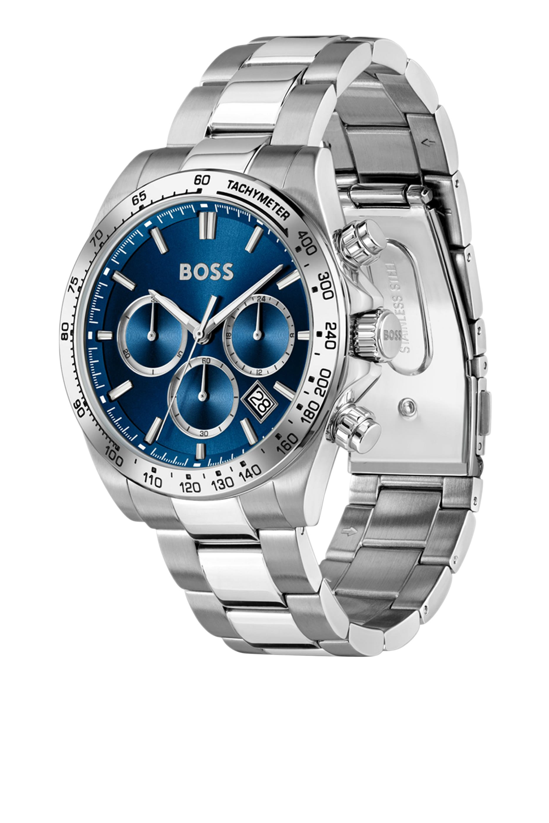  Hero 2.0 Chronograph Watch with Two-Layer Blue Dial