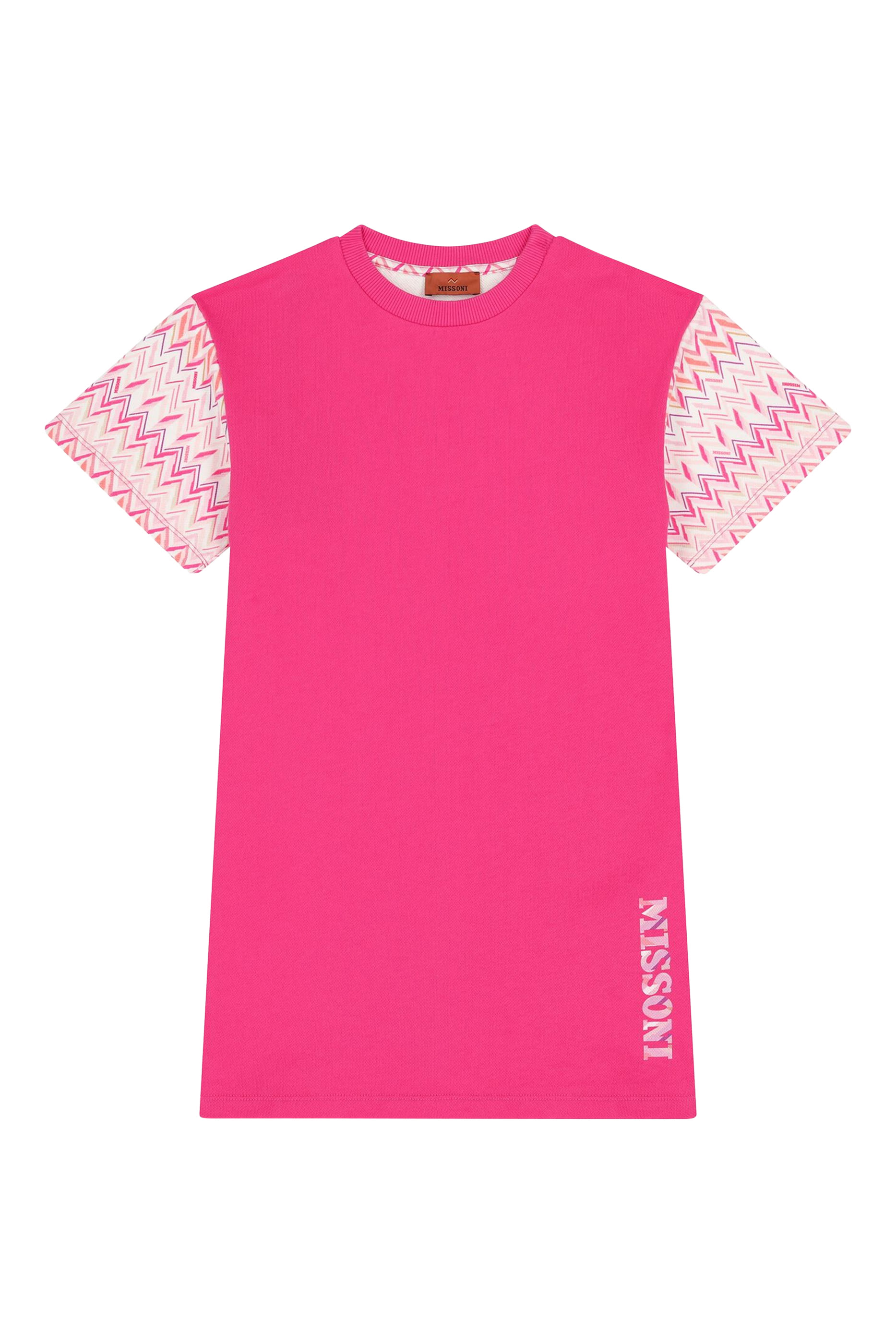 Kids Zigzag Jersey Dress