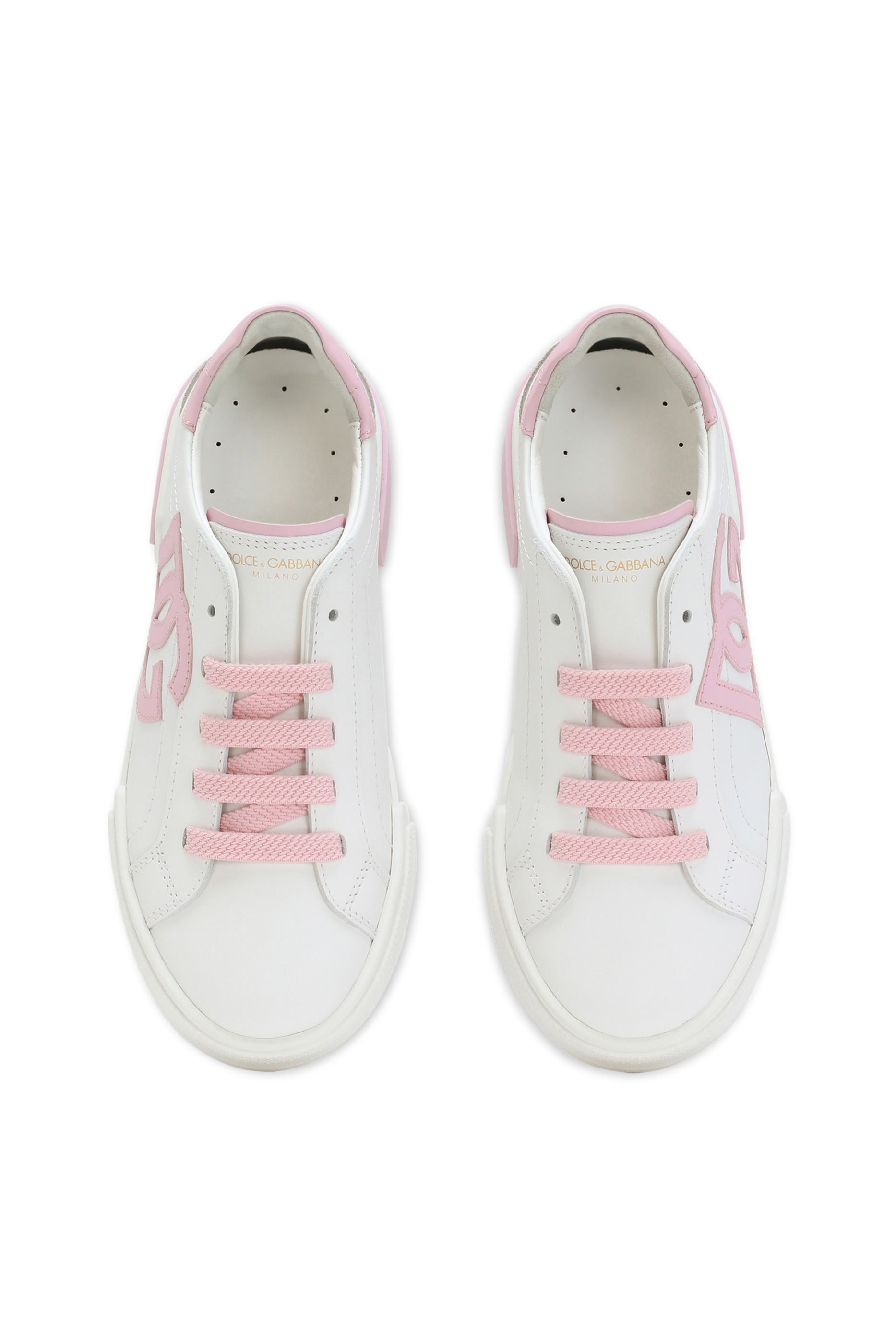 Kids Portofino Vintage Calfskin Sneakers
