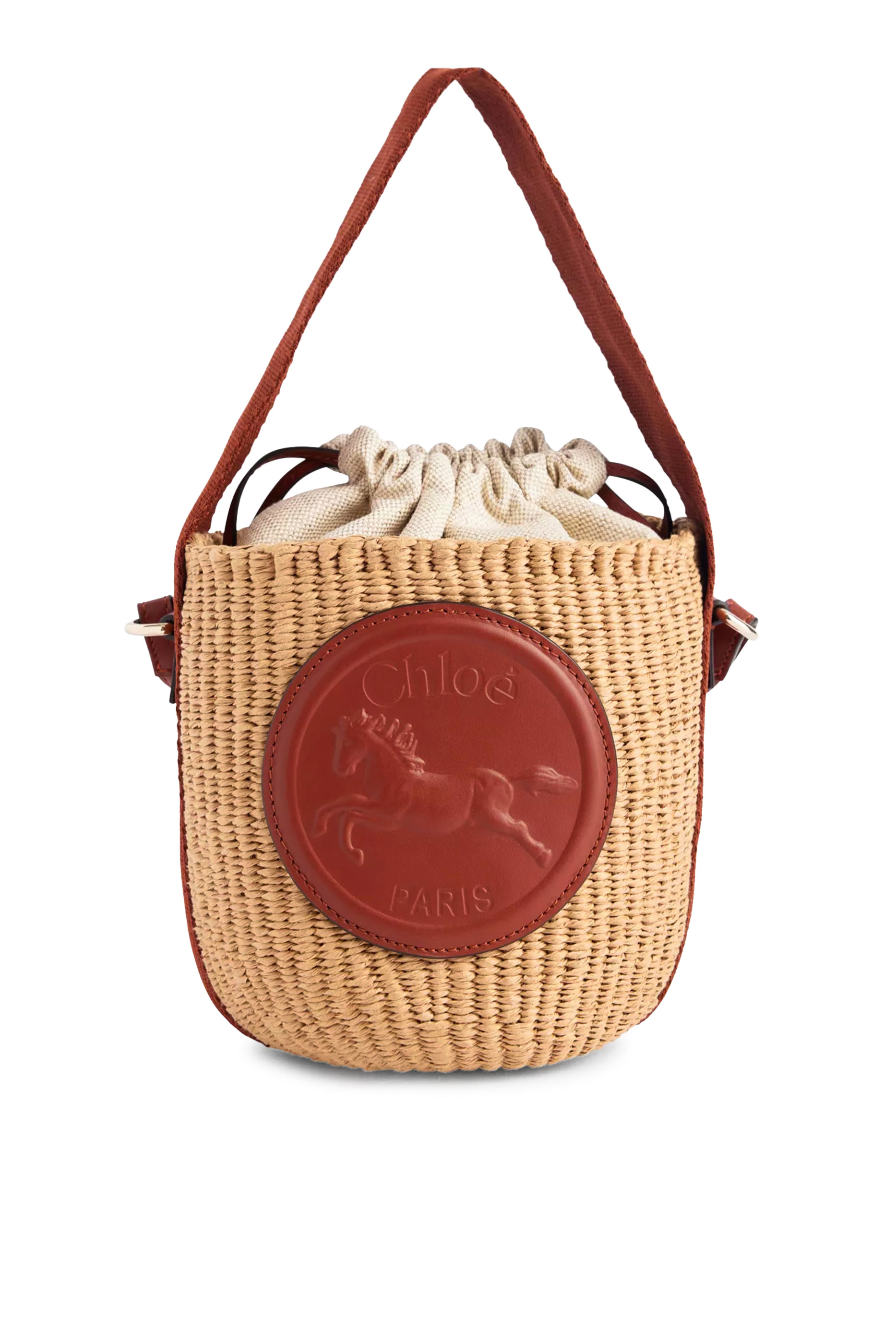 Small Horse Medal Basket Bag