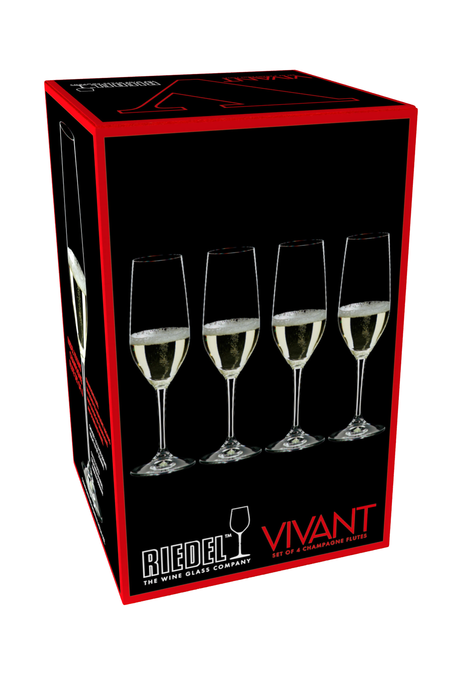 Vivant Flute Stem Glass Set