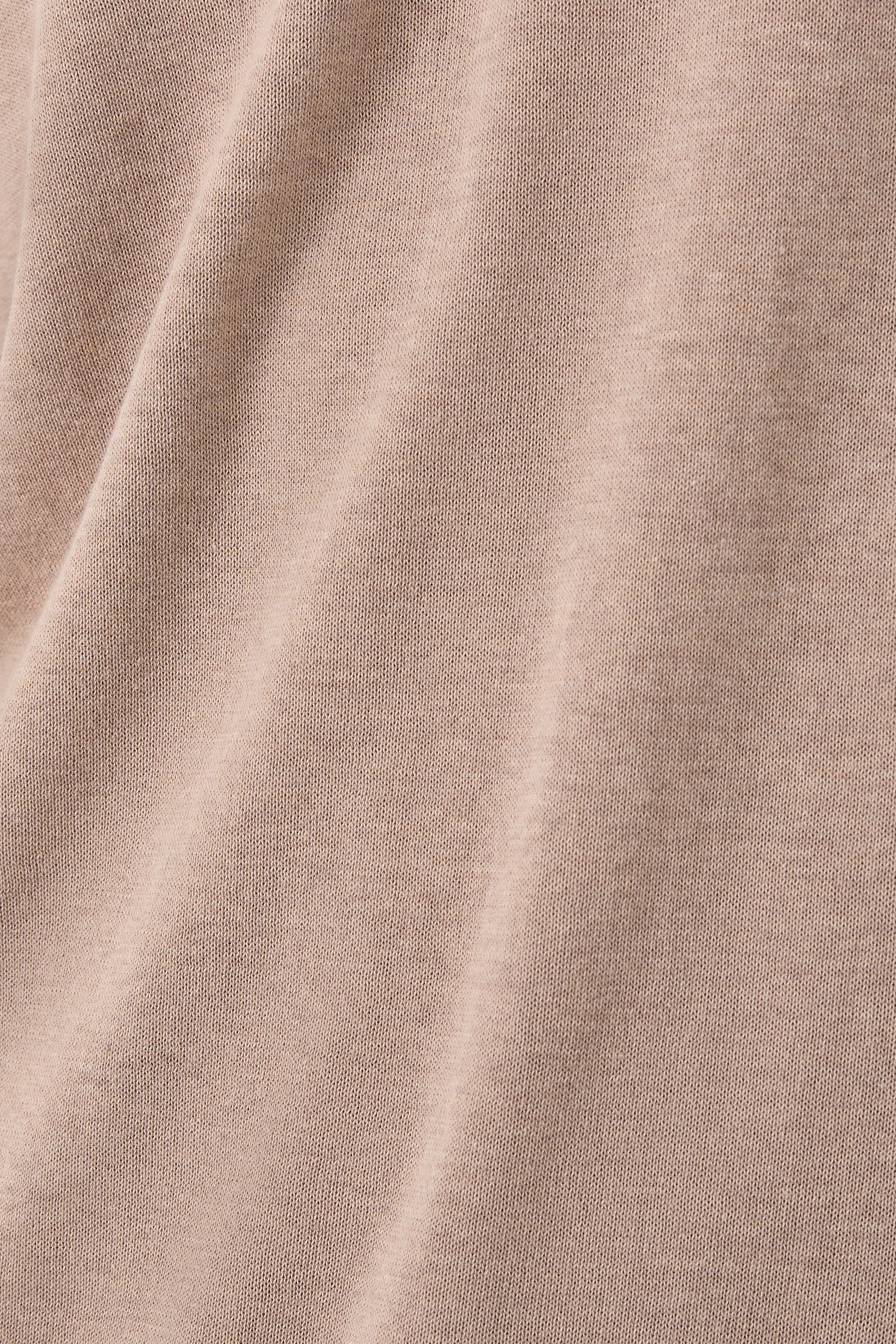 Slim-Fit Cotton Cr&ecirc;pe Crewneck Jumper