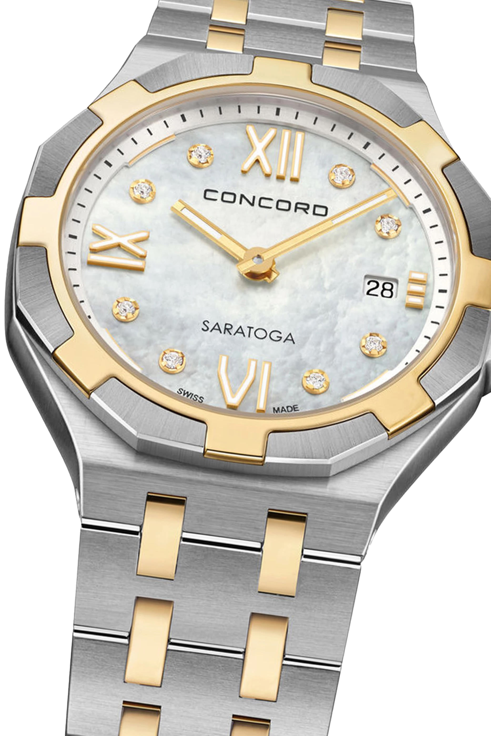 Saratoga Stainless Steel Quartz Watch